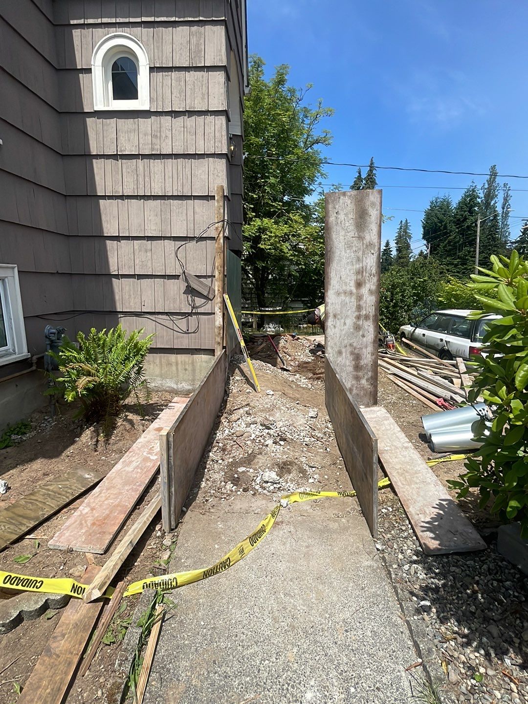 Cheyanne | Concrete Wall & Stairs  by Jireh Asphalt & Concrete Inc 