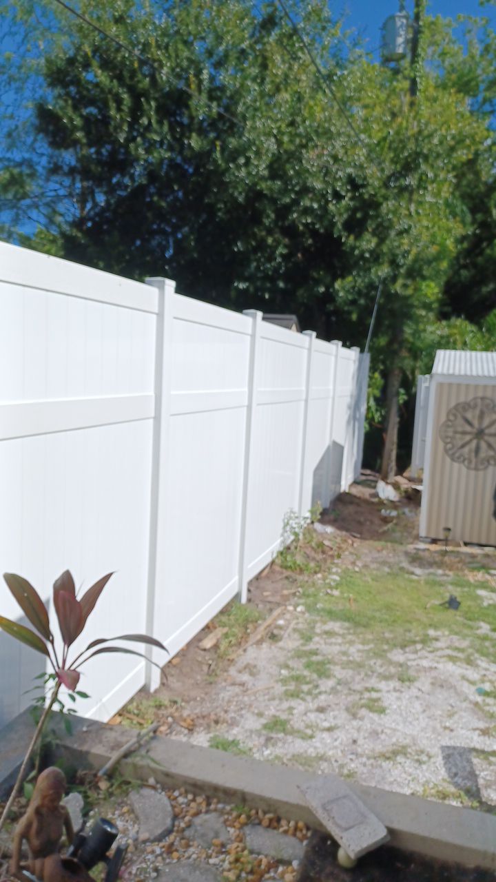 Venice, FL 6ft. Tall White Vinyl Privacy Fence  by Asap fence and gates, LLC