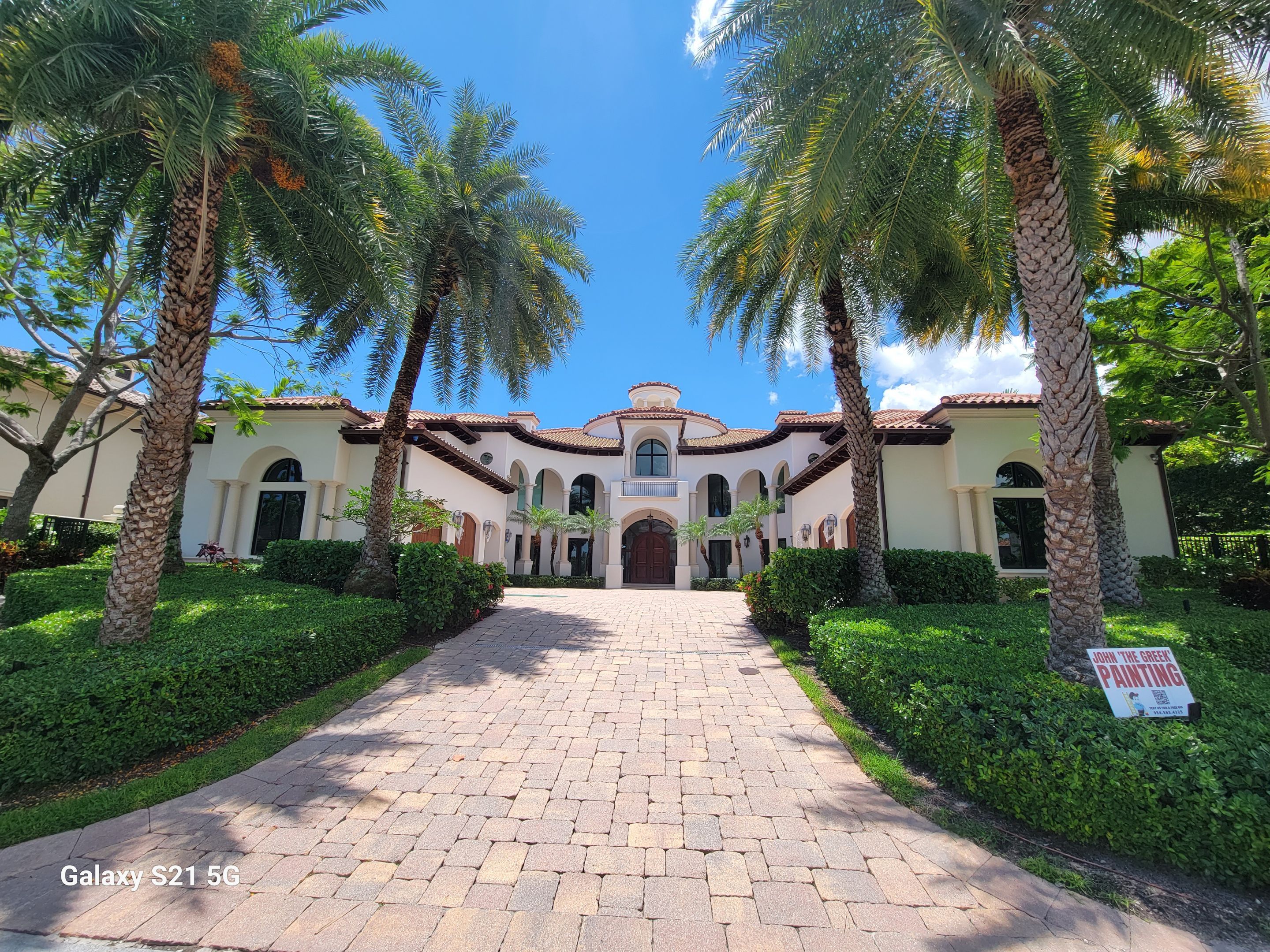 Waterfront Luxury Home by John “The Greek” Painting