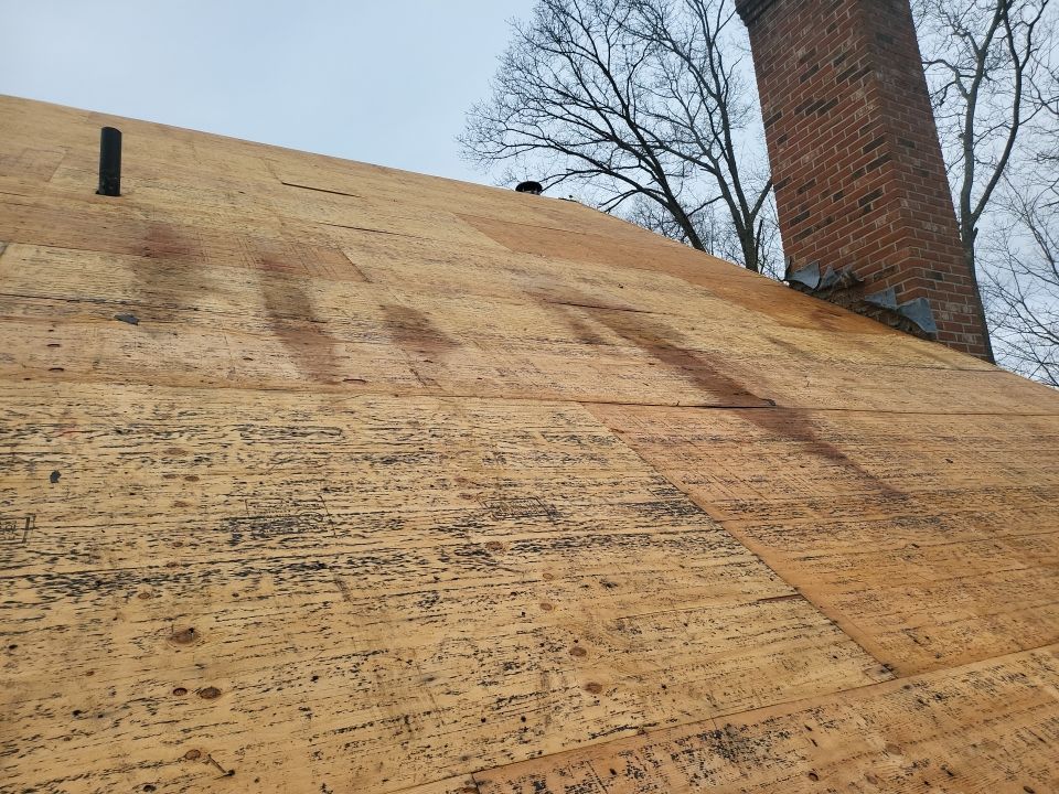 Residential Roofing Installation using Owens Corning TruDefinition Williamsburg slate by A Plus Exterior