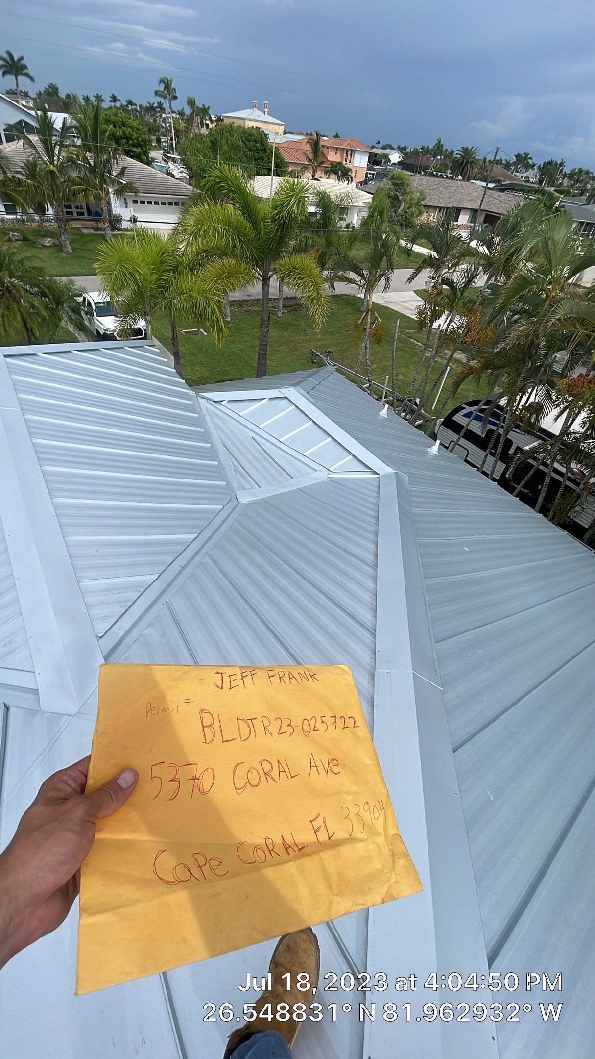 Residential Roofing Installation using Standing Seam Metal by Protek 