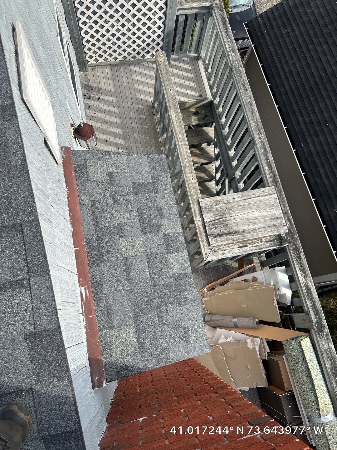 Siding Installation using Certainteed Cedar Impressions Straight Edge Perfection Shingles - D7 - Sterling Gray by A Plus Exterior