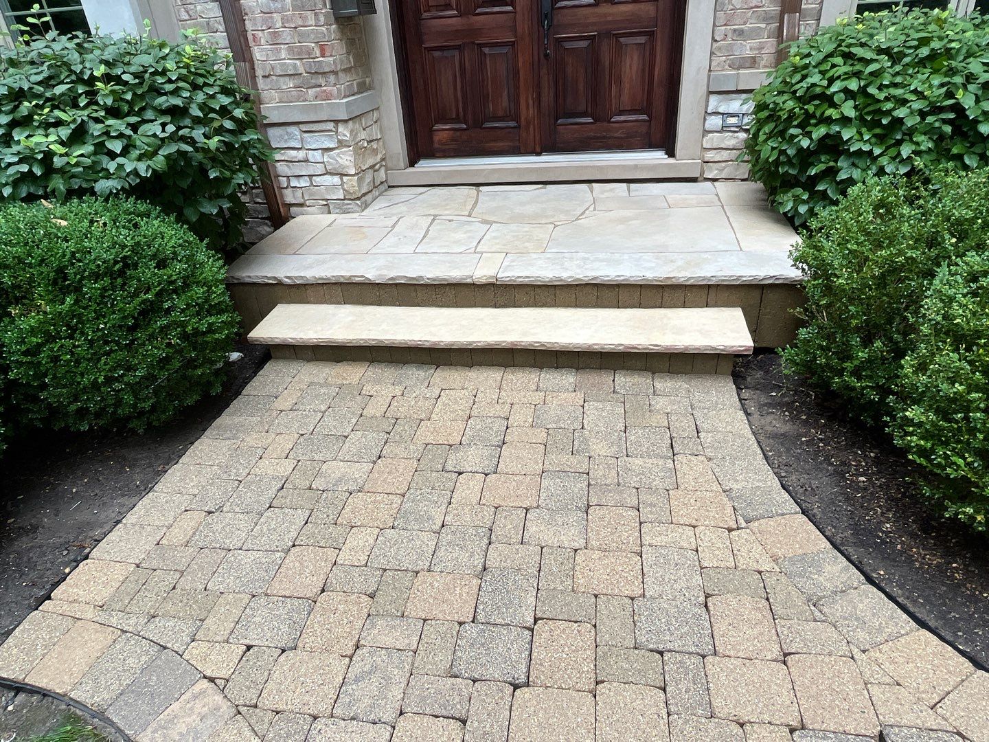 Brick paver clean, sand and seal.  using surebond SB-8700 by Northern Power Washing LLC.