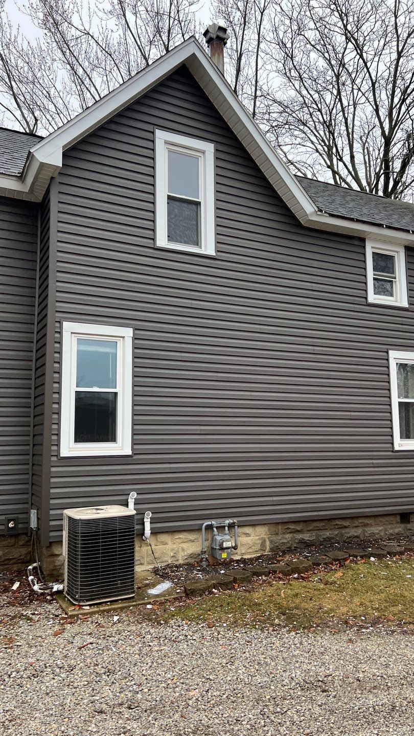 Residential fascia replacement using Exterior Portfolio 4.5 DL - Peppercorn by Nitro Roofing and Construction