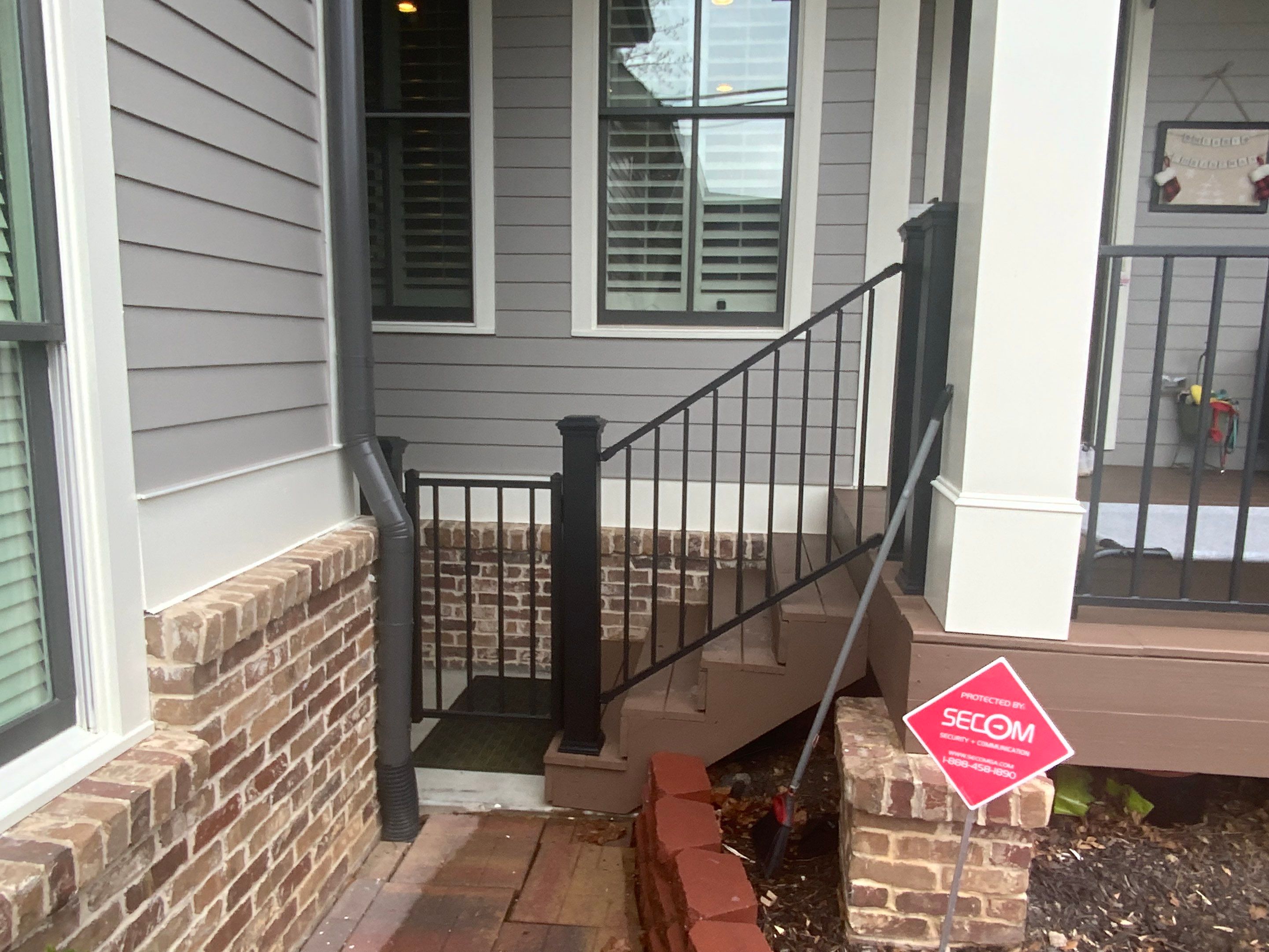 Modern Black Metal Railing and Composite Deck Upgrade in Norcross by Swift Home Renovations