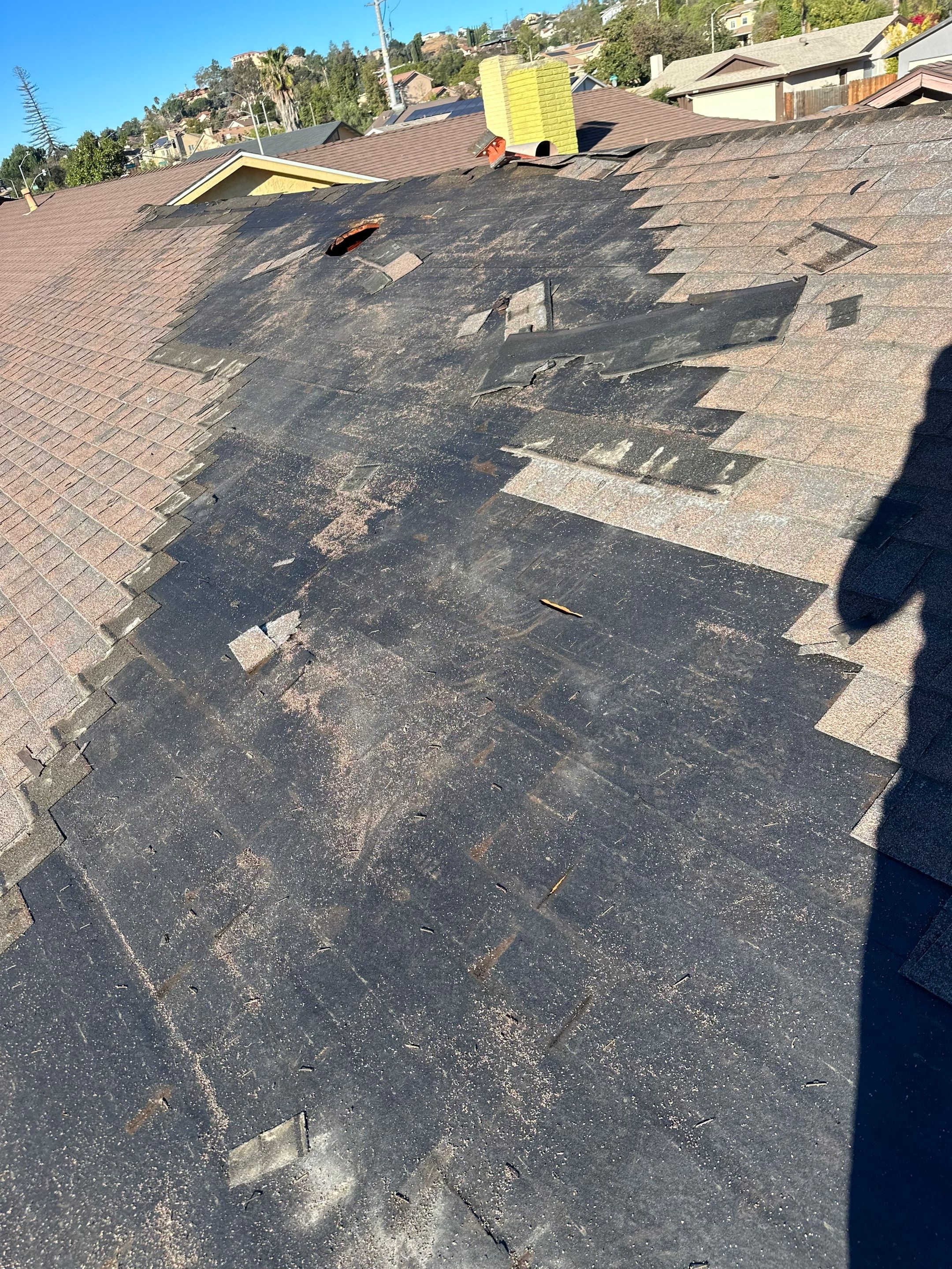 Escondido Shingle Roof Replacement & Torch-Down Patio Roof by Zenith Roofing Services 