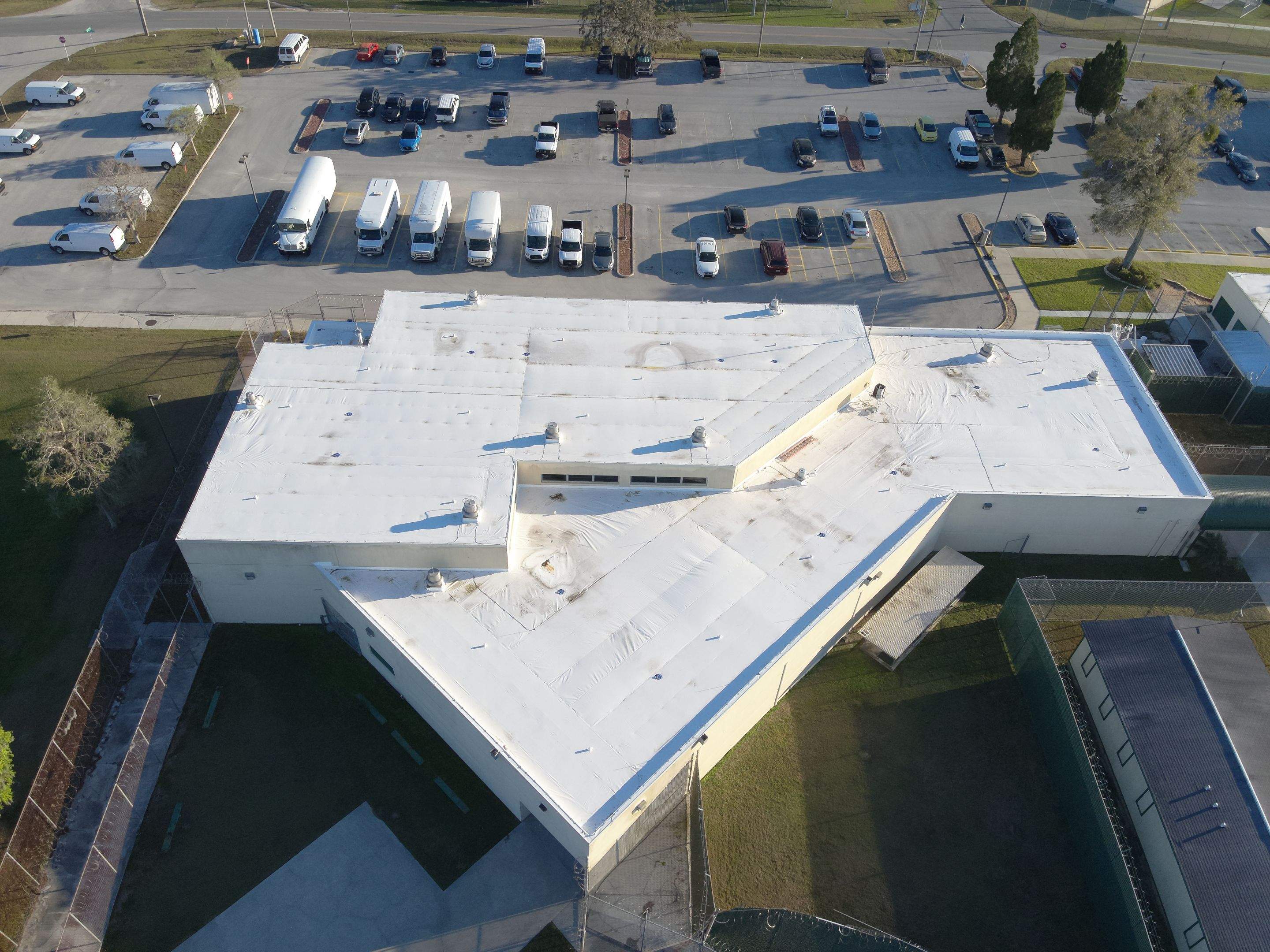 Polk County Jail - Roof Replacement by 1st Class Roofing, Inc.