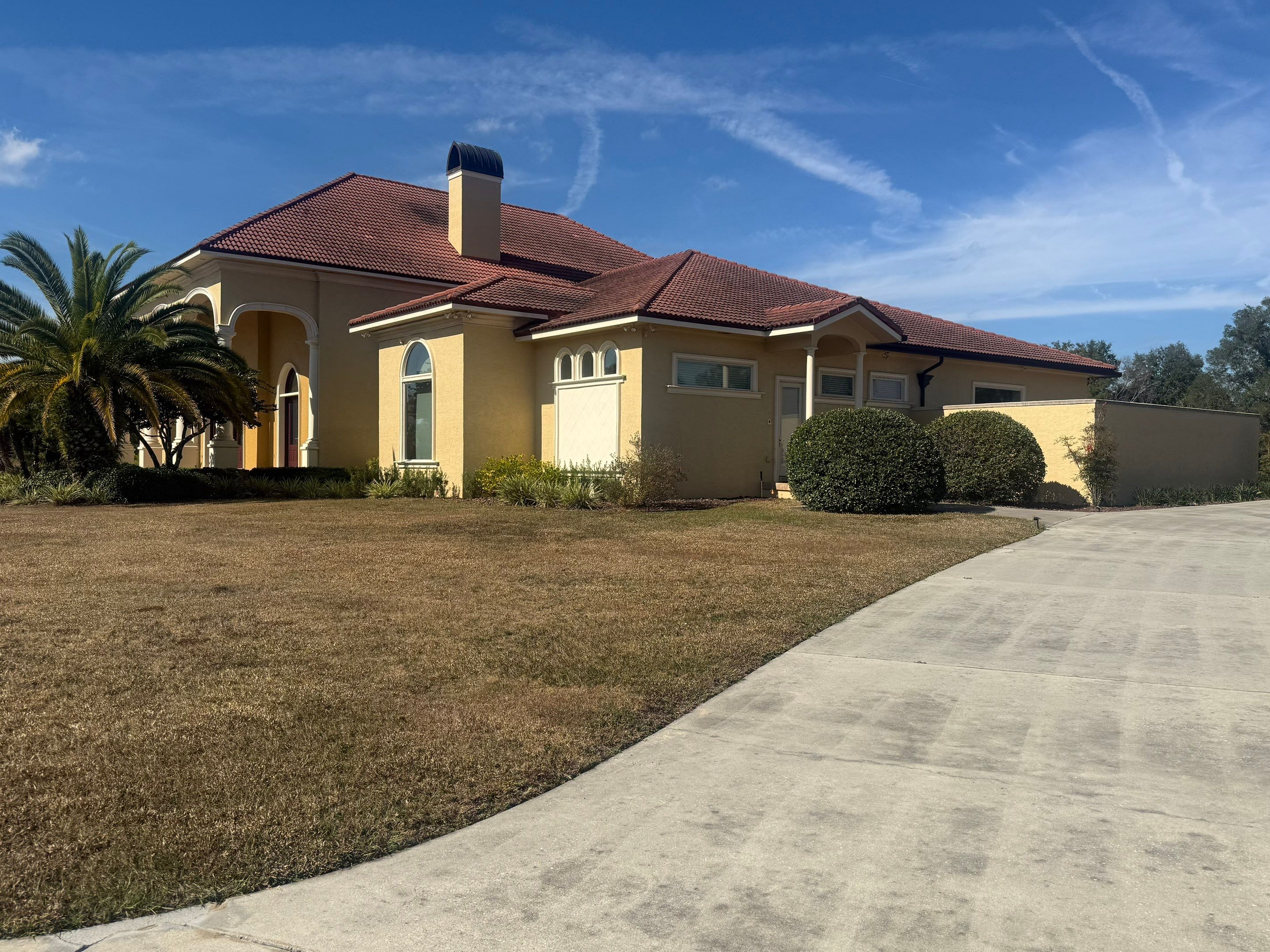 Roof and Exterior Cleaning at Ocala Family Compound by Infinite Exteriors LLC