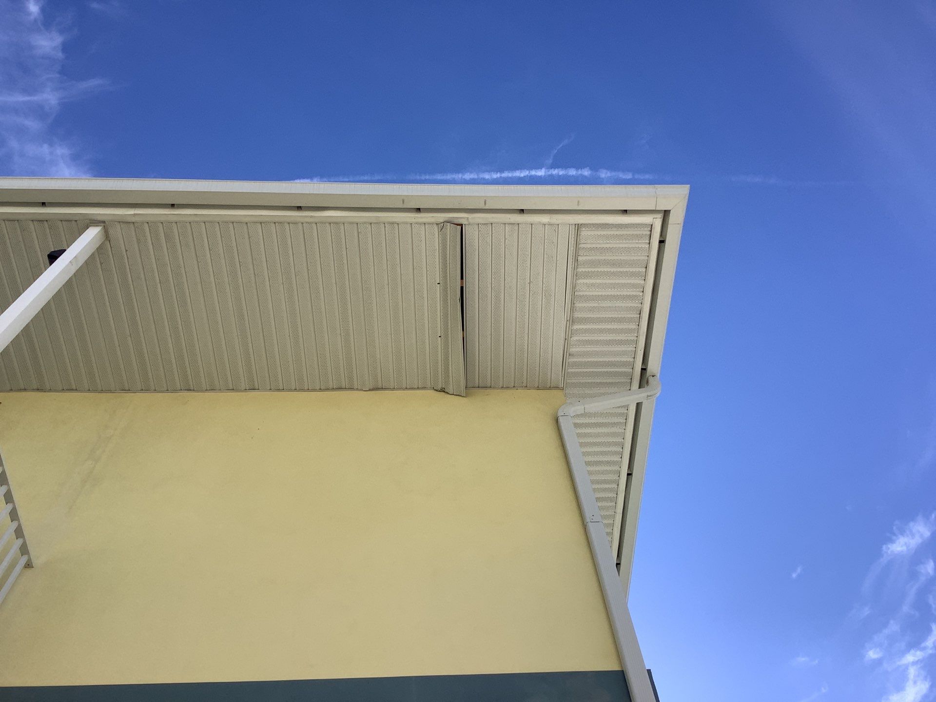 Soffit and Fascia Installation using White Soffit in Fort Myers FL by Gutter Professors