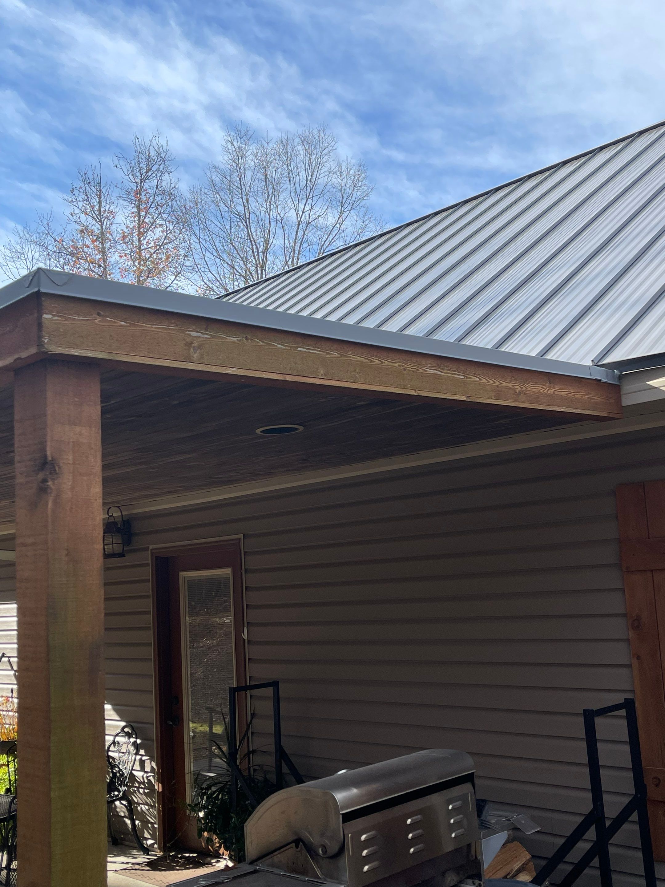 Residential Metal Roof Replacement using Reed's Metals: 26 GA. Standing Seam: Charcoal Grey by Hostetler Roofing