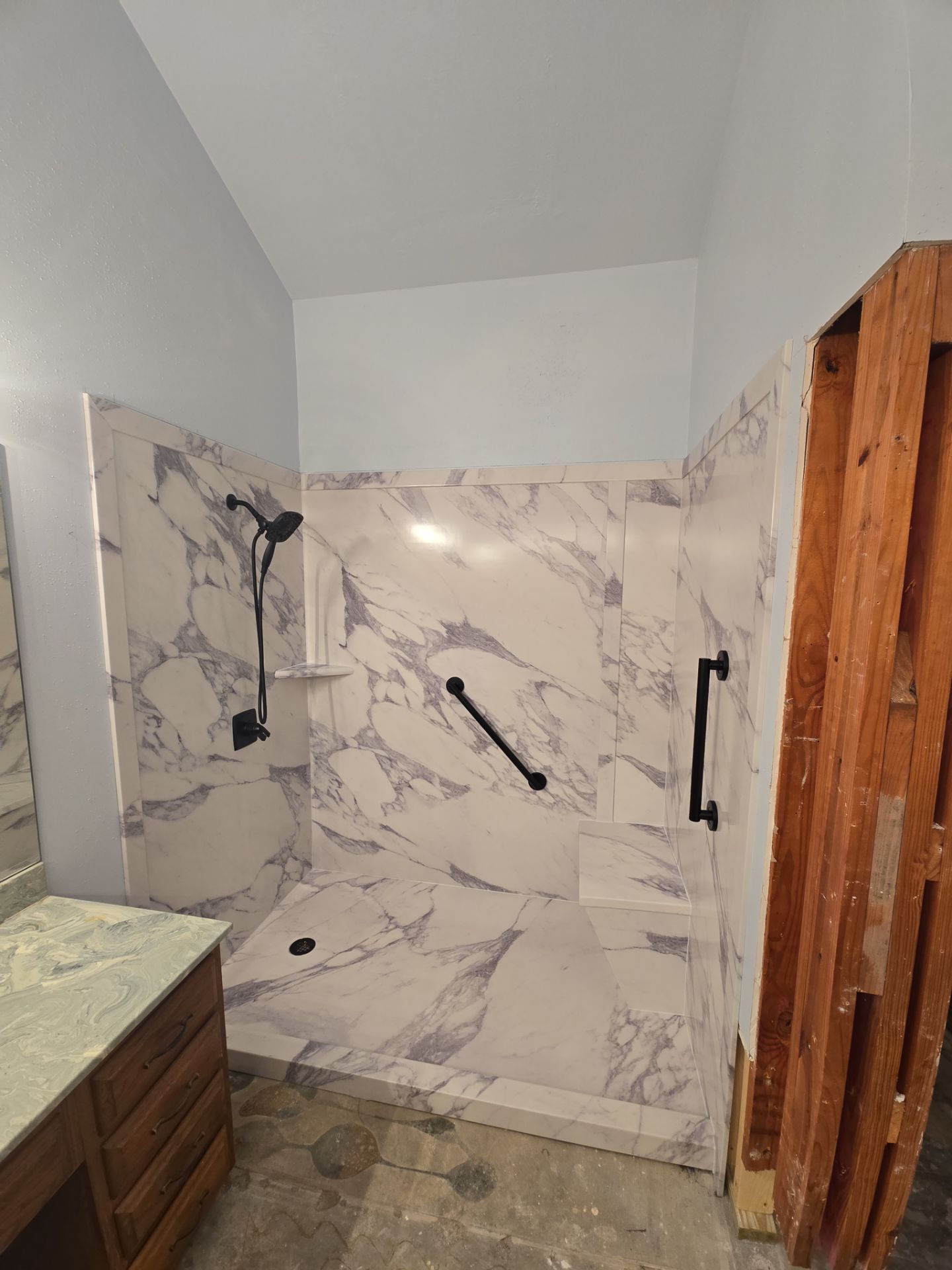 Walk in Shower in Columbus by Lane Lauritsen - The Hill Country, Texas