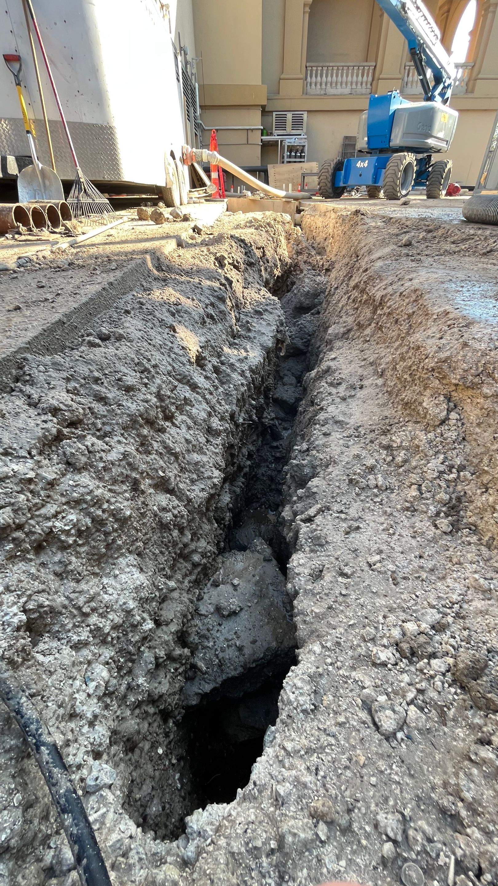 Ritz-Carlton NW Service Area Daylighting by Don Mar, Inc. Storm Water Solutions