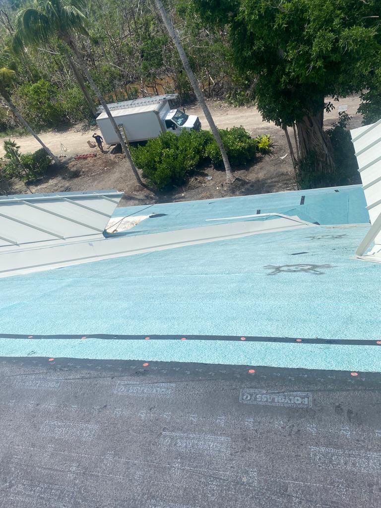 Sanibel Island Standing Seam Roof Replacement by Four Peaks Roofing