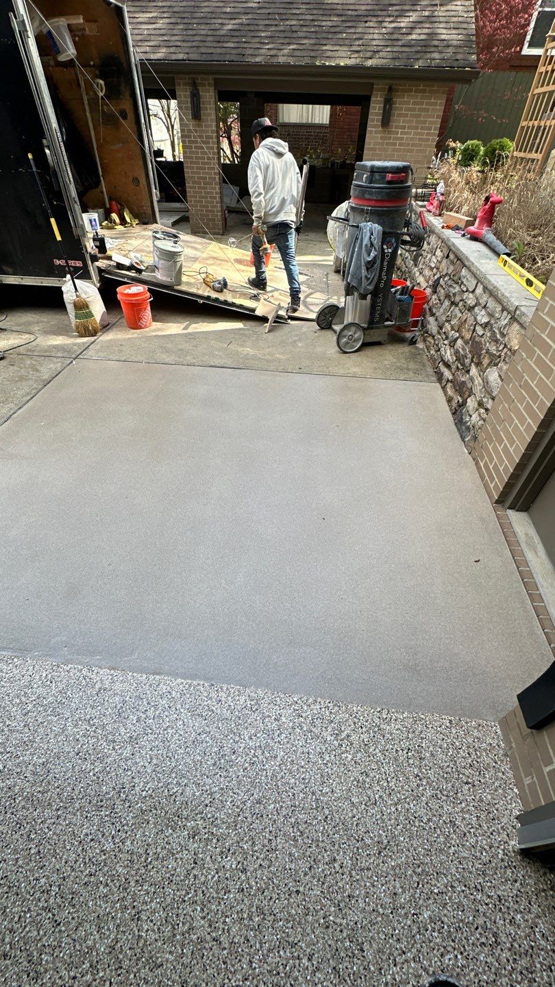 Creekbed Garage Project in Swissvale by Floors in a Day, Inc