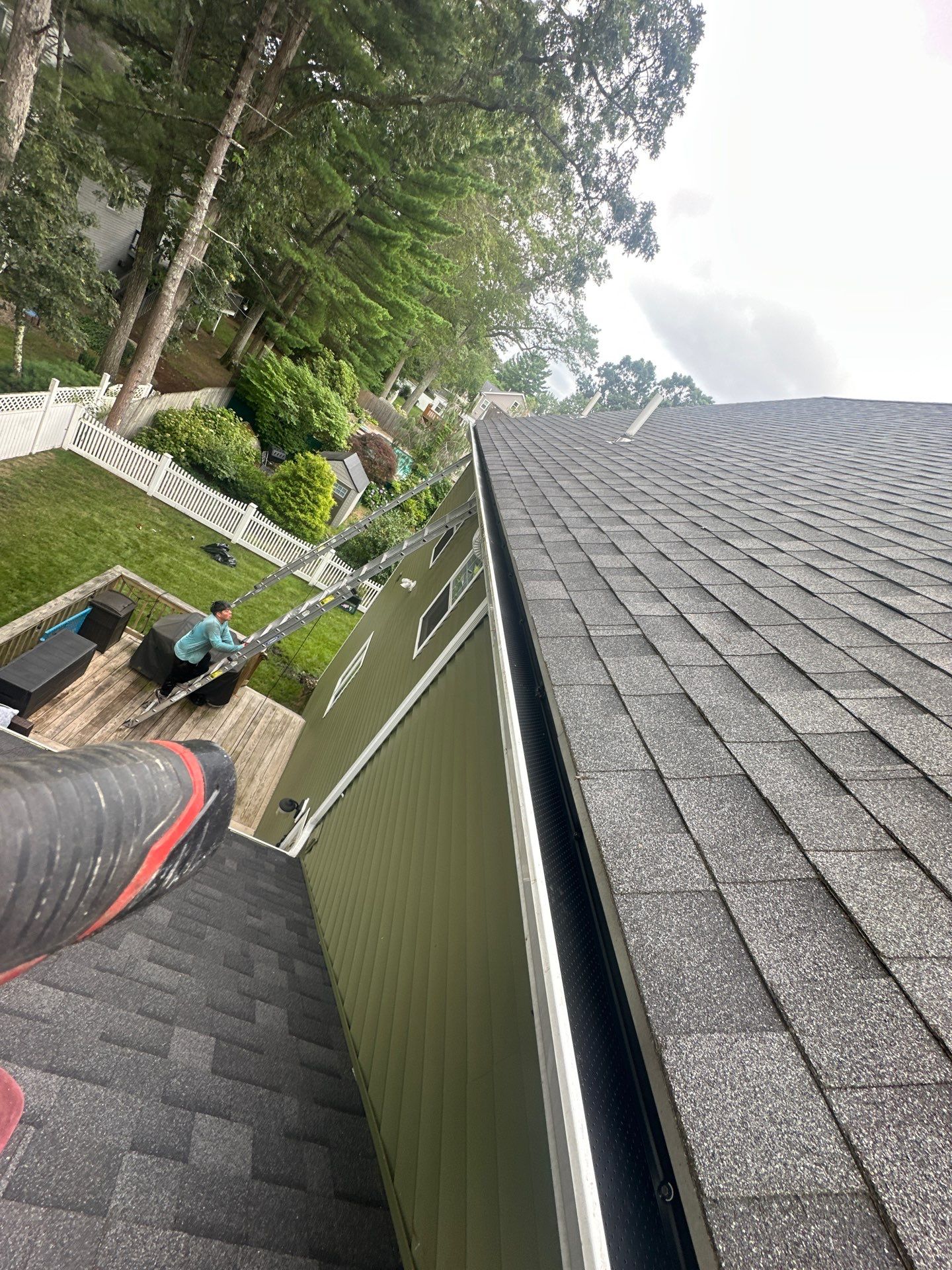 Gutter Cleaning & TREX Gutter Guard Installation in Wilmington, MA by Mighty Dog Roofing of Greater Middlesex County