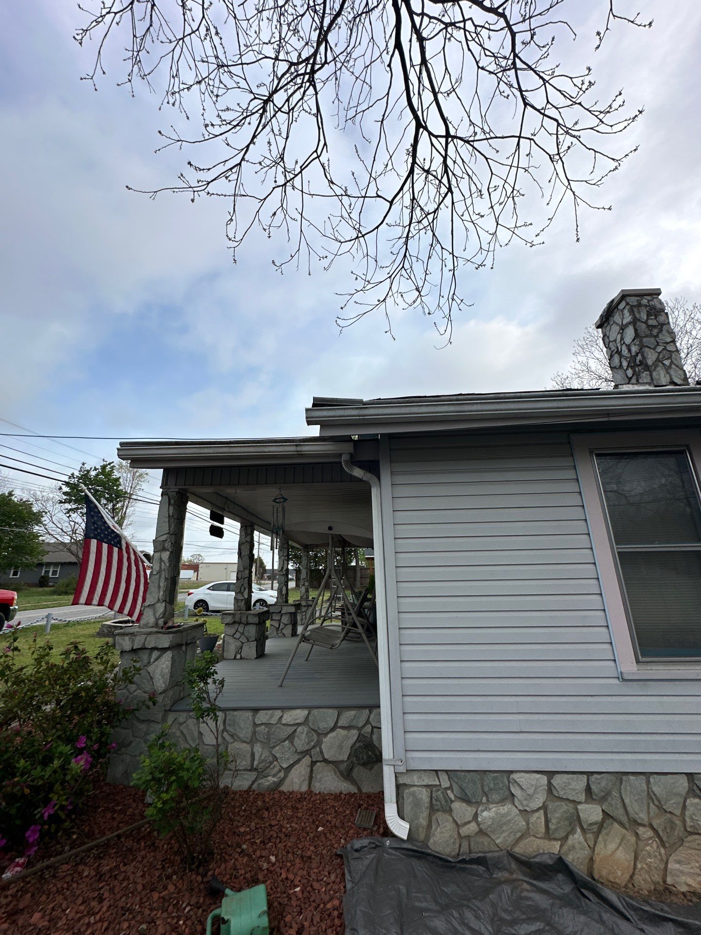 6" Seamless Low Gloss White Gutters and Guards  by Peak 2 Peak Services LLC