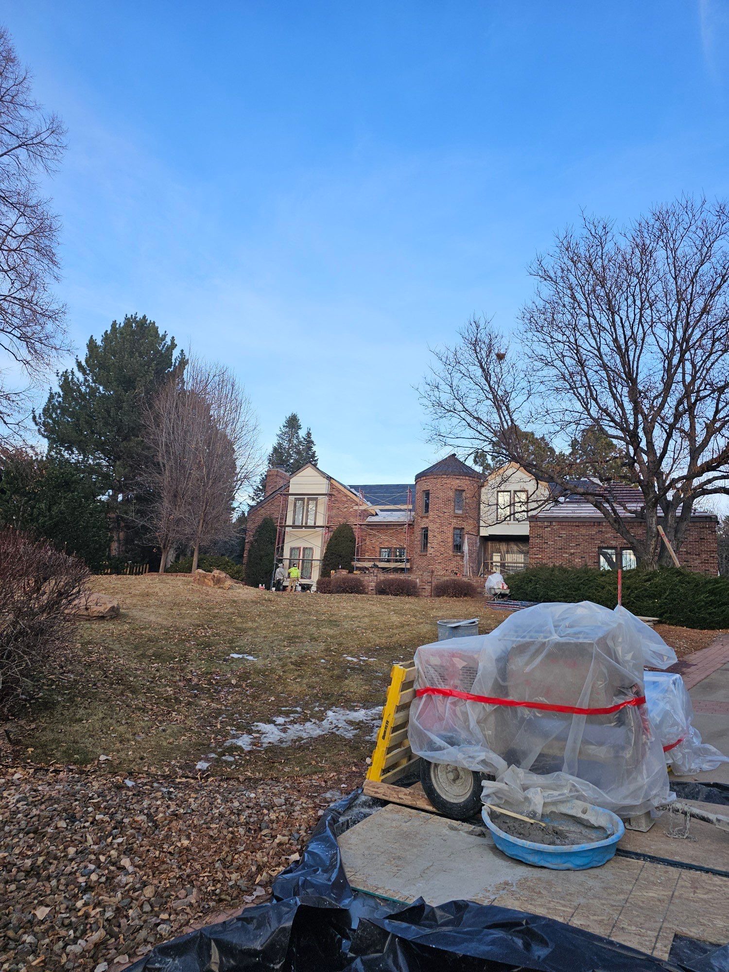 Unified Stone Coated Roof & Stucco Remodle by Blue Peaks Roofing LLC