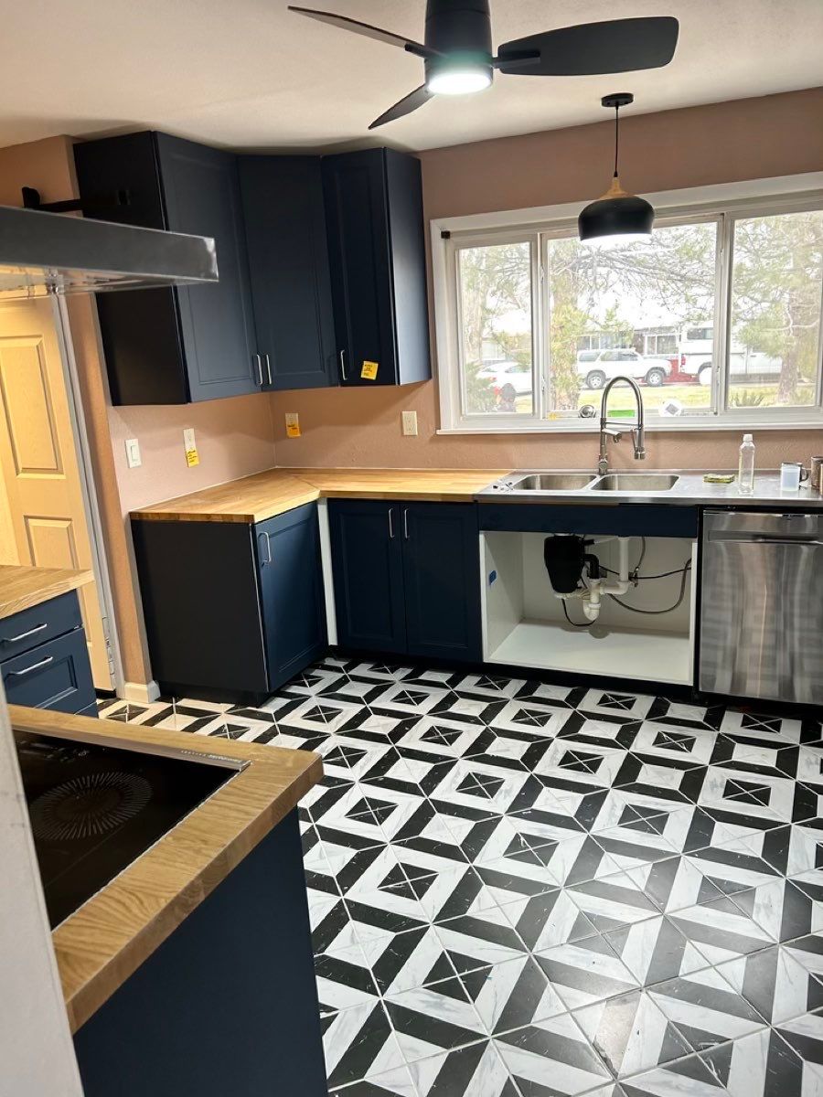 Fun Kitchen Remodel by Rio Grande Building & Storage