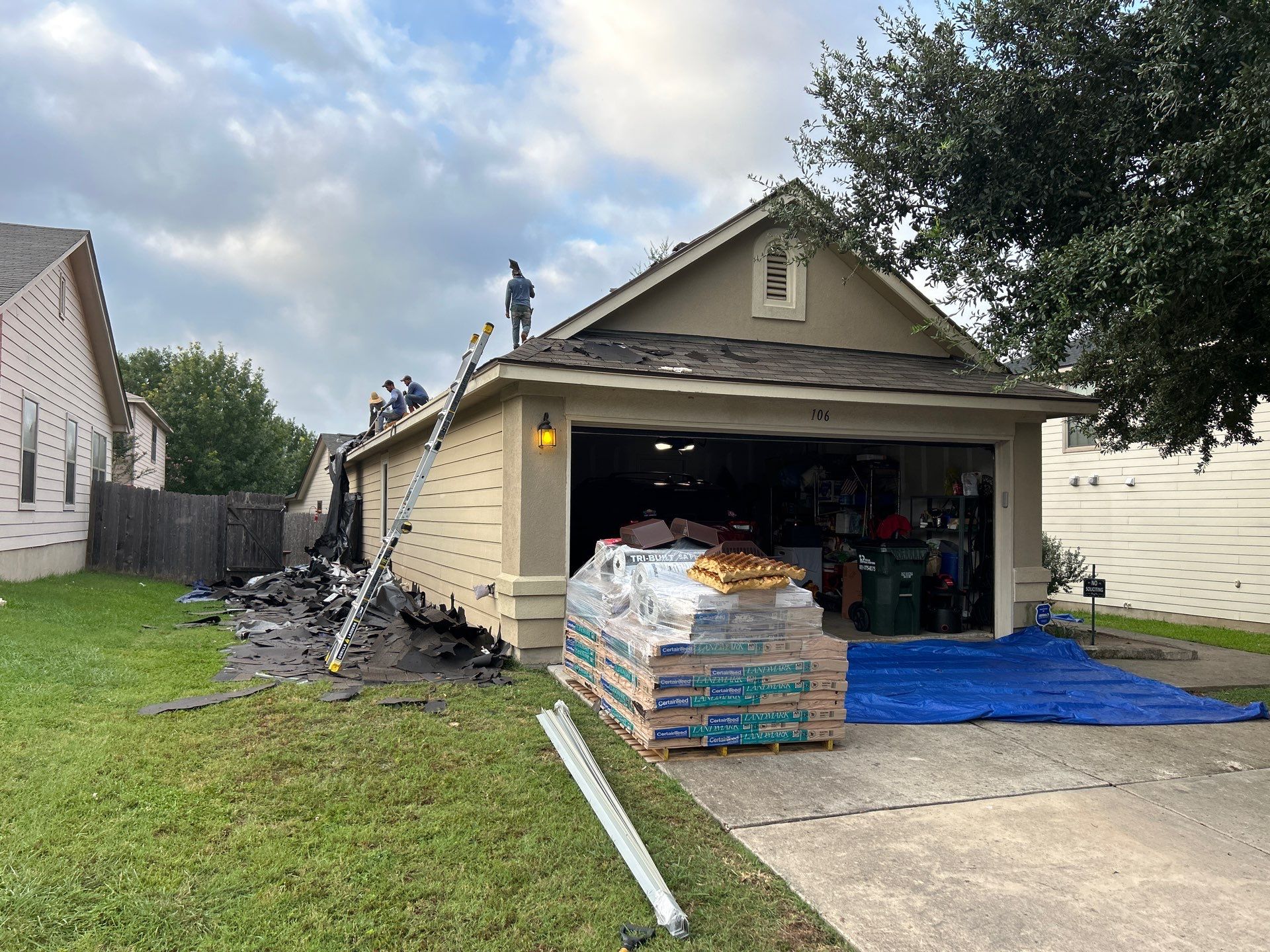 Project in San Marcos by Rhino Roofing and General Contracting, LLC