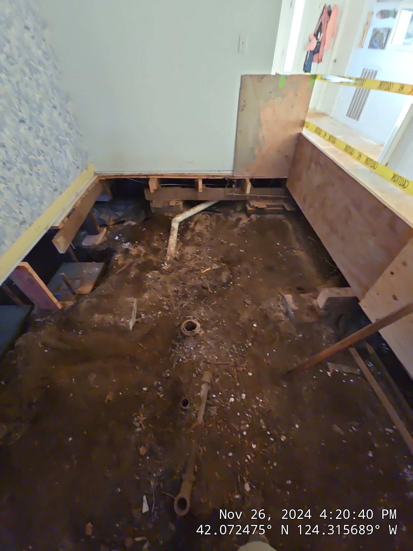 Structural Subfloor Repair and LVP Flooring Installation in Brookings by KMD Surfaces INC.