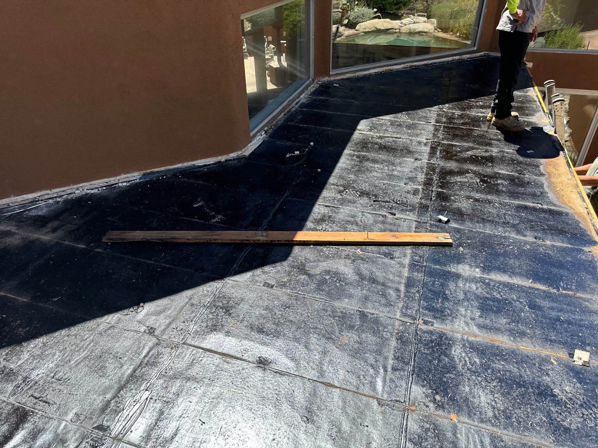 Light Stone Exposed Fastener by Reimagine Roofing