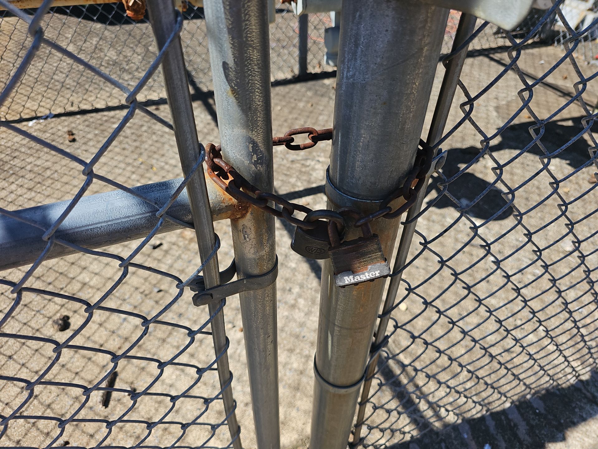 Utility Locating at a school for fence install by Alsip Locating Service, LLC