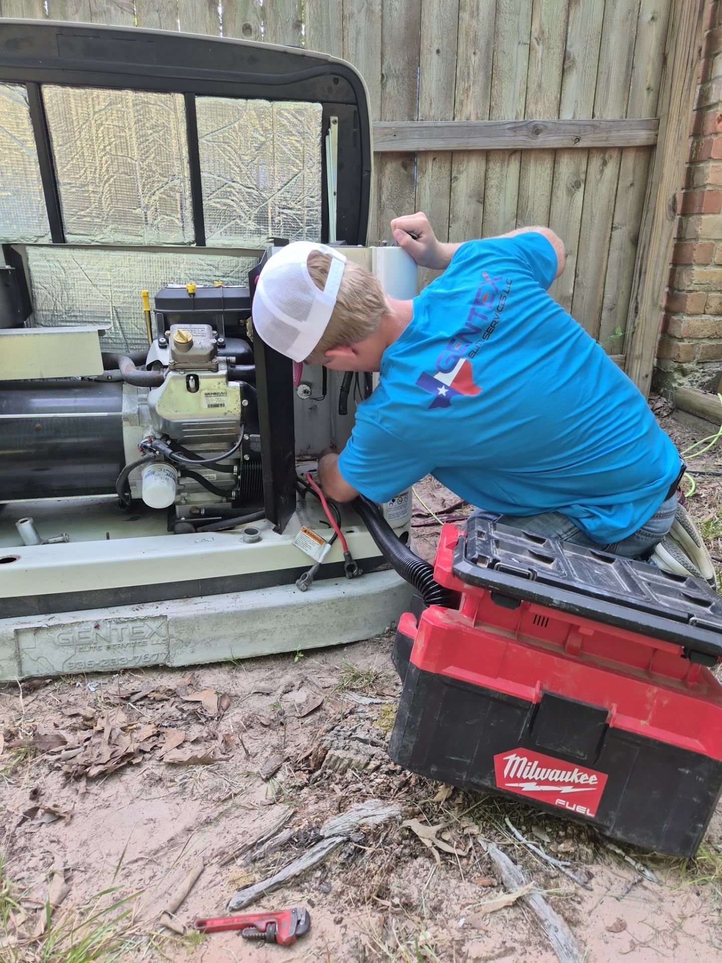 Residential Generac Standby Generator Installation and Electrical Panel Upgrade in Spring, Texas by GenTex Elite Services