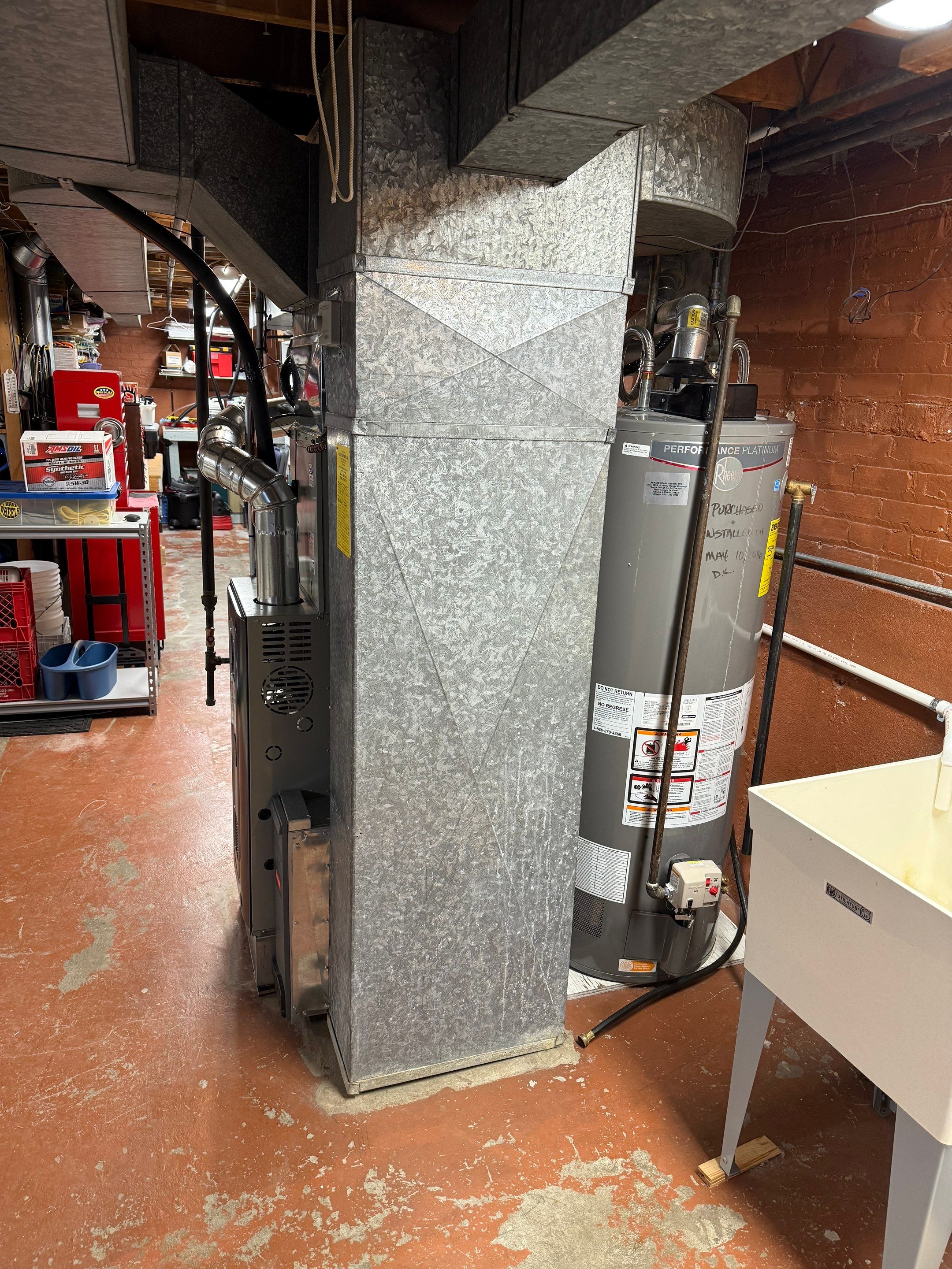Furnace and AC Installation with Humidifier by Always Ready Repair
