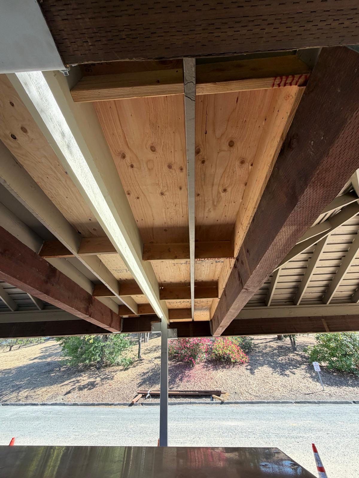 Commercial Carport Reconstruction by Anza Builders, Inc. 