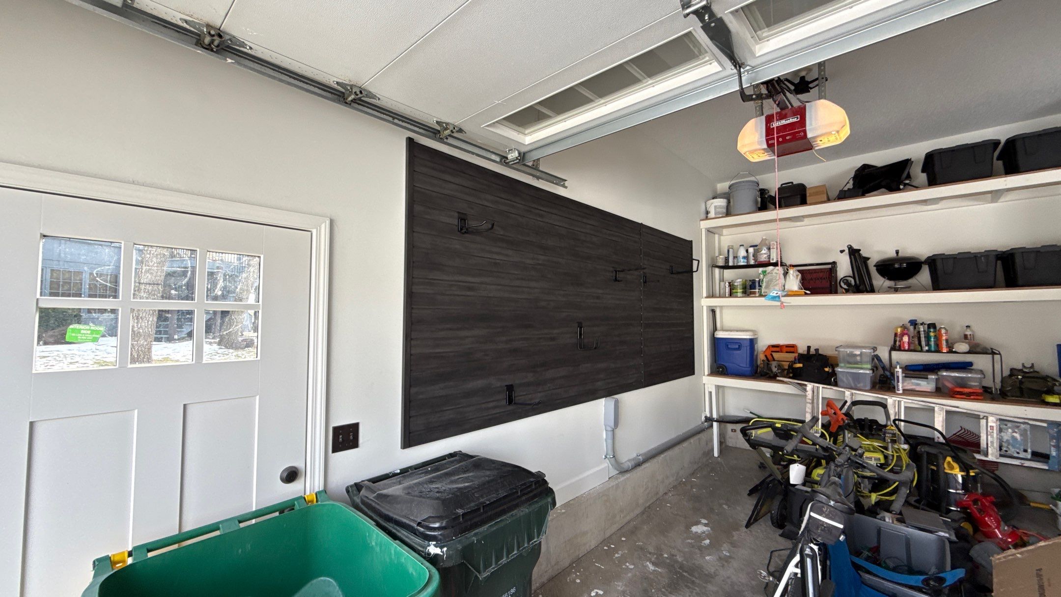 Blackwood Slatwall Looks Amazing by Banner Garage