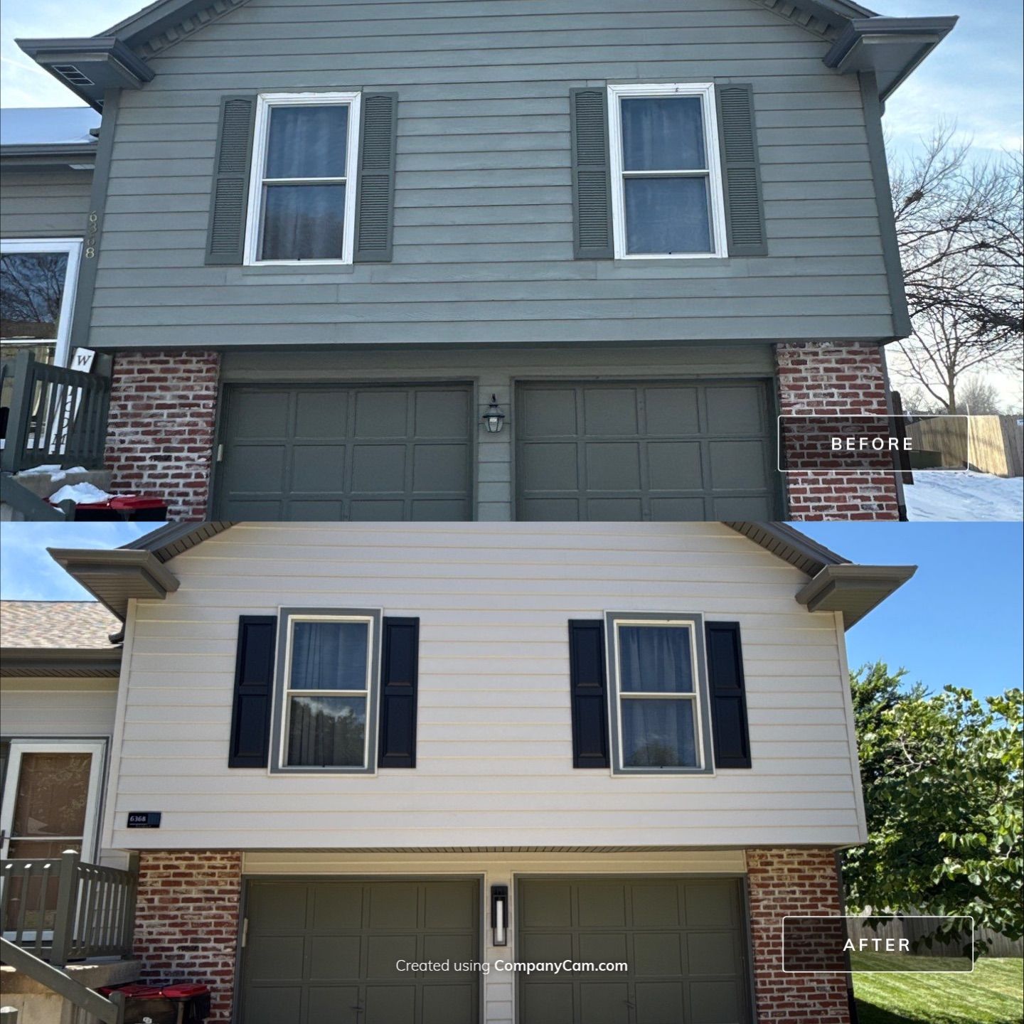 Whole-Home Craneboard Siding Replacement and Exterior Renovation in Shawnee by EEC Windows, Siding & Roofing