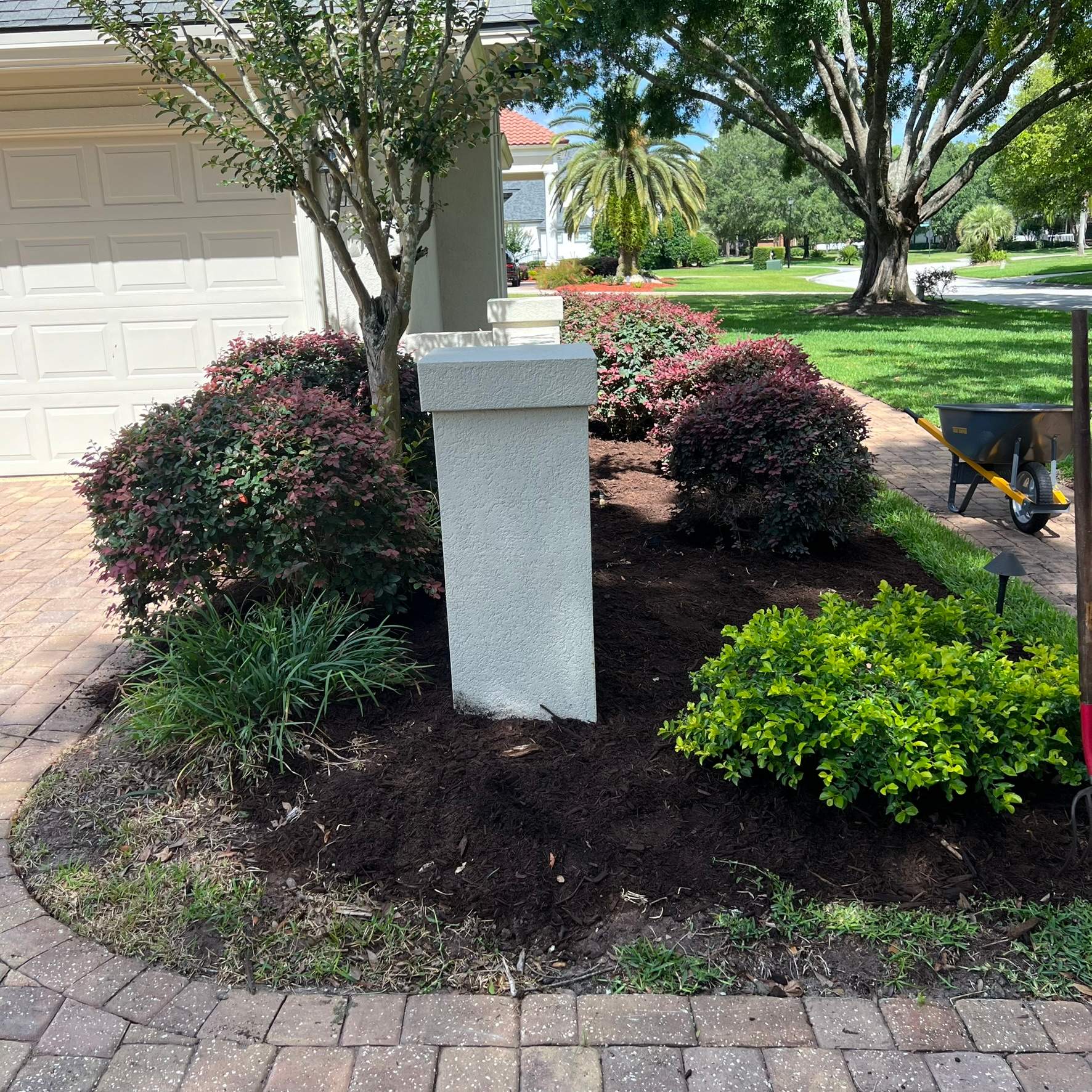 Plant & Mulch Installation | Deerwood Country Club by ProGreen Services
