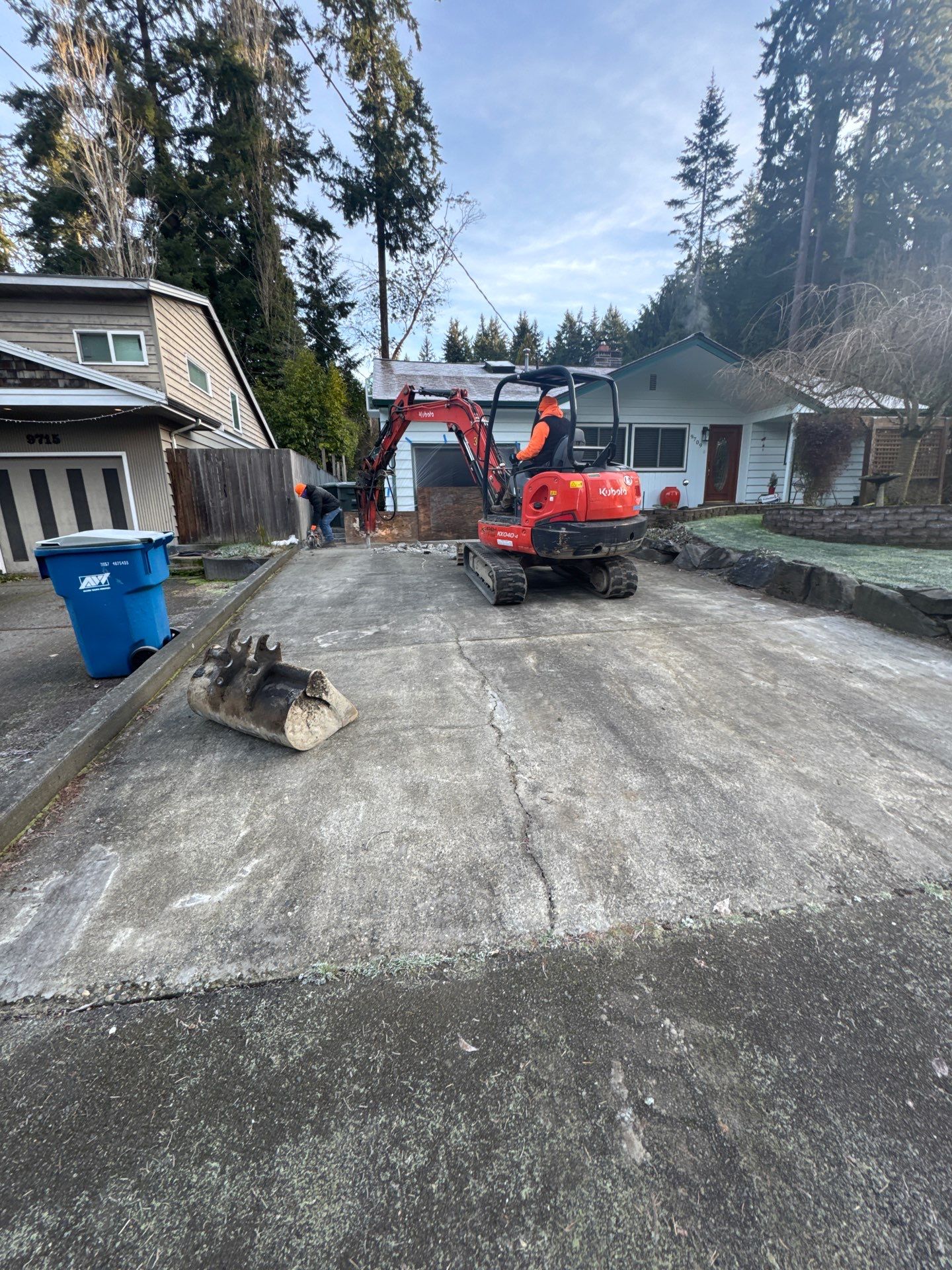 Stamped Concrete Patio and Driveway | Edmonds  by Jireh Asphalt & Concrete Inc 