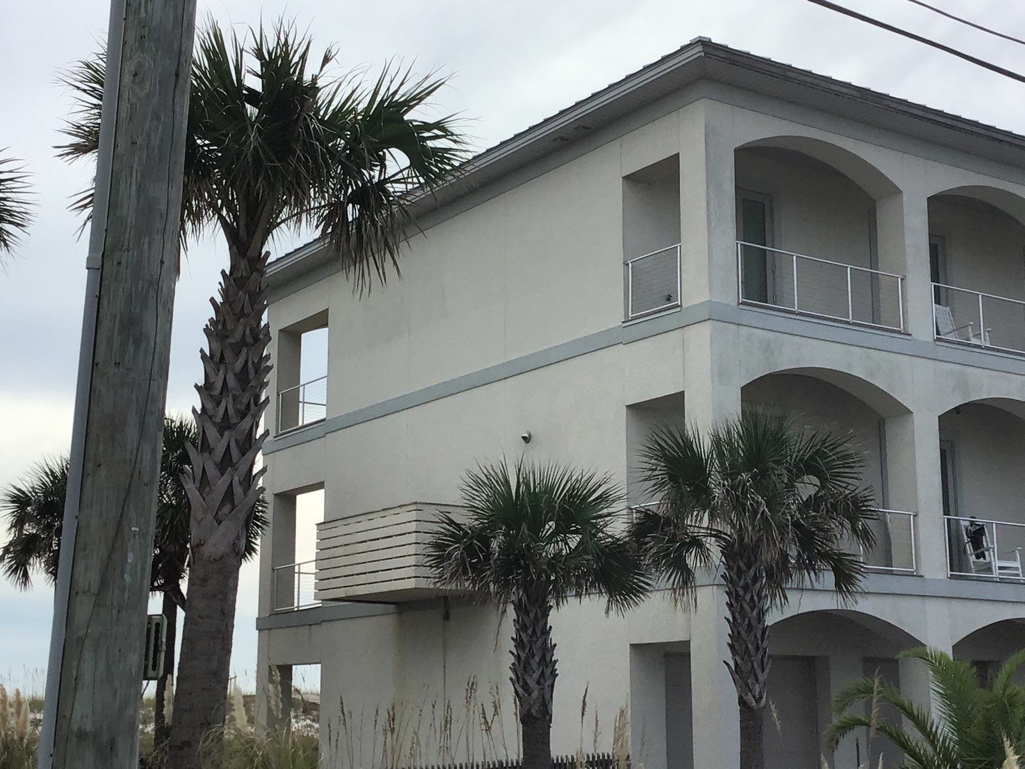 Soffit and Fascia Roof Replacement using 60' Ladders in Navarre by Gutter Professors