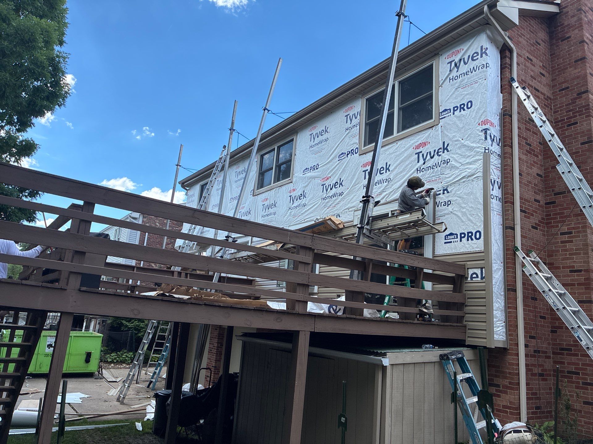 Mastic Vinyl Siding Replacement on Rear of Home by Ideal Siding Pittsburgh