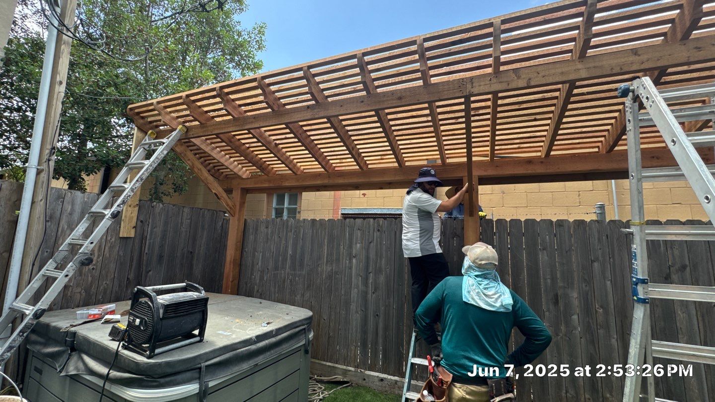 🌿 Kristy’s Backyard Privacy & Pergola Transformation by Texas Urban Elements