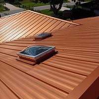 24ga 1" Nail-Strip Copper Metallic by Total Roofing System The Metal Roof Experts