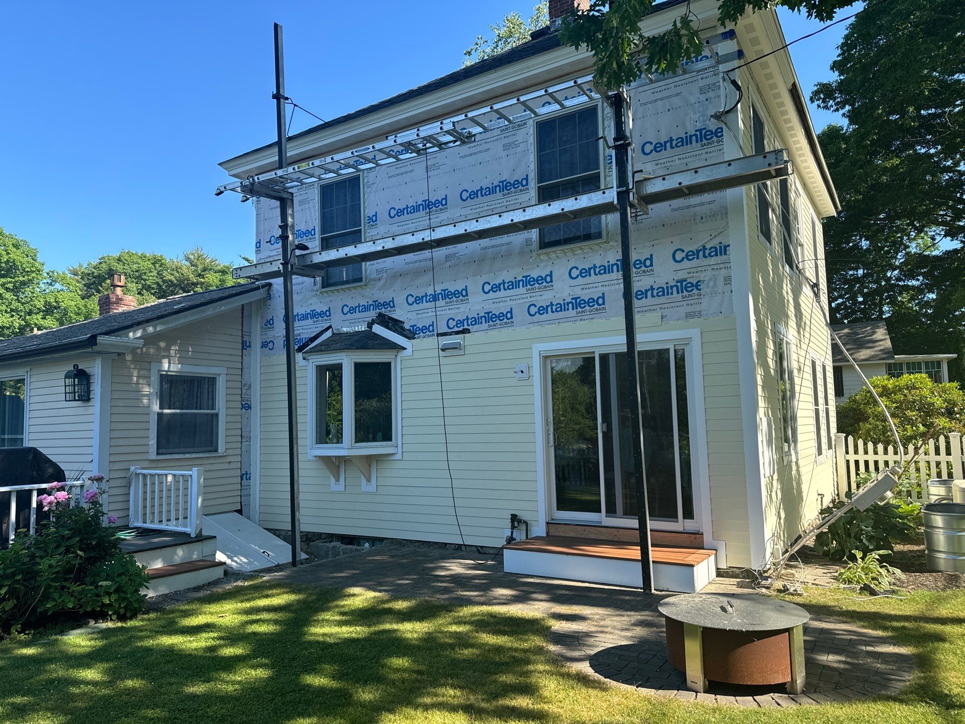 Everlast Siding, and New Asphalt Roofing in New Castle, NH by Tall pine roofing