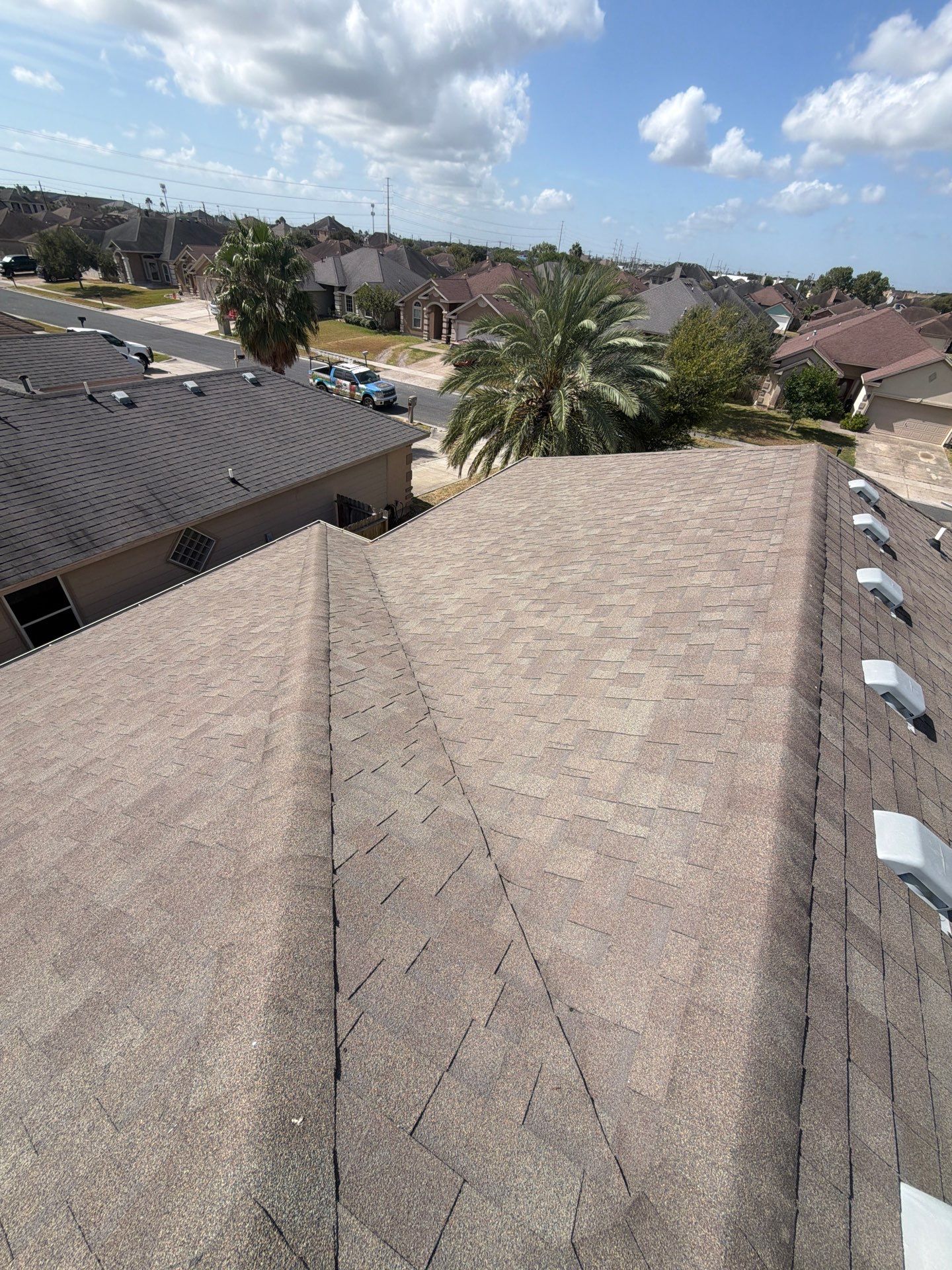 New Roof with better Ventilation  by Bayfront Roofing and Construction