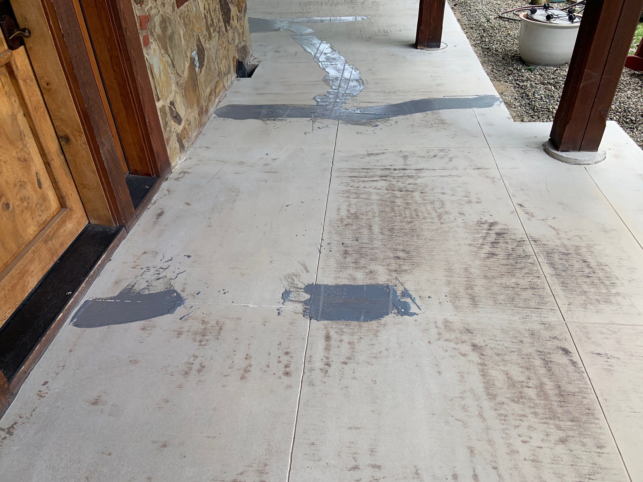 Patio Transformation using Mt Everest by Croc Coatings, LLC