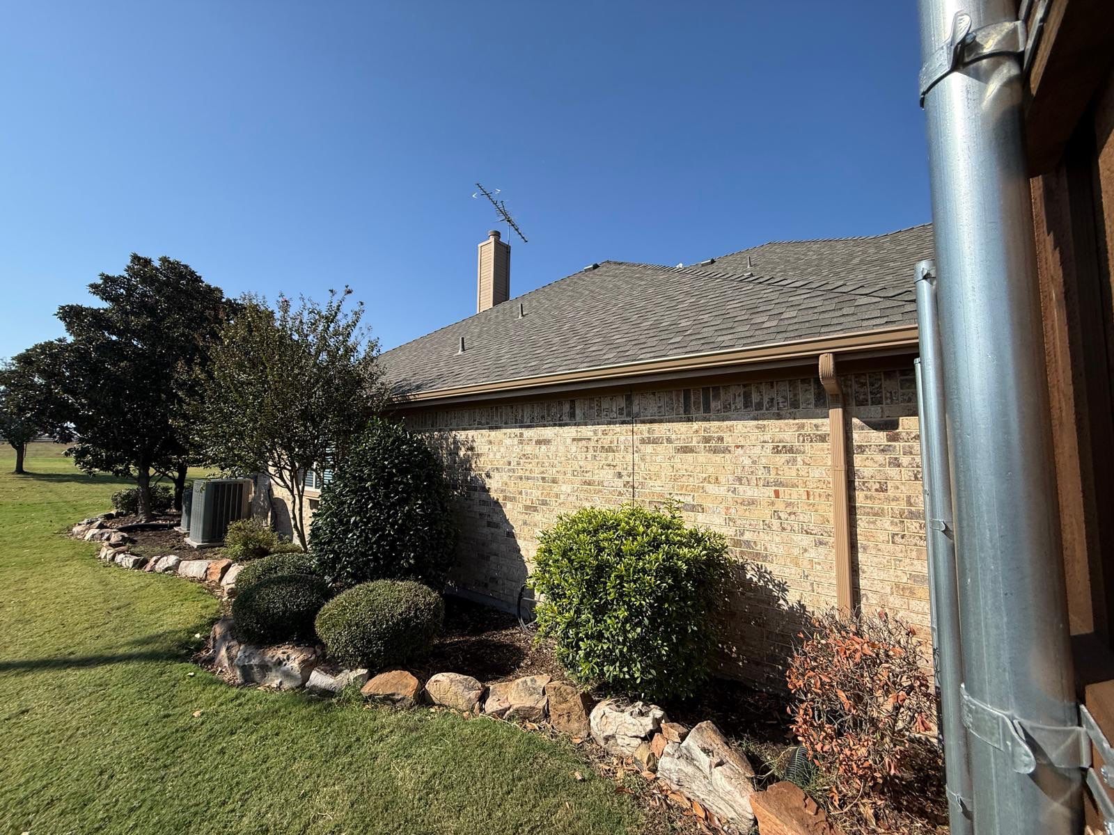 TAMKO-WW Light Brown/Cream Brick by Tejas Roofworks + Restoration