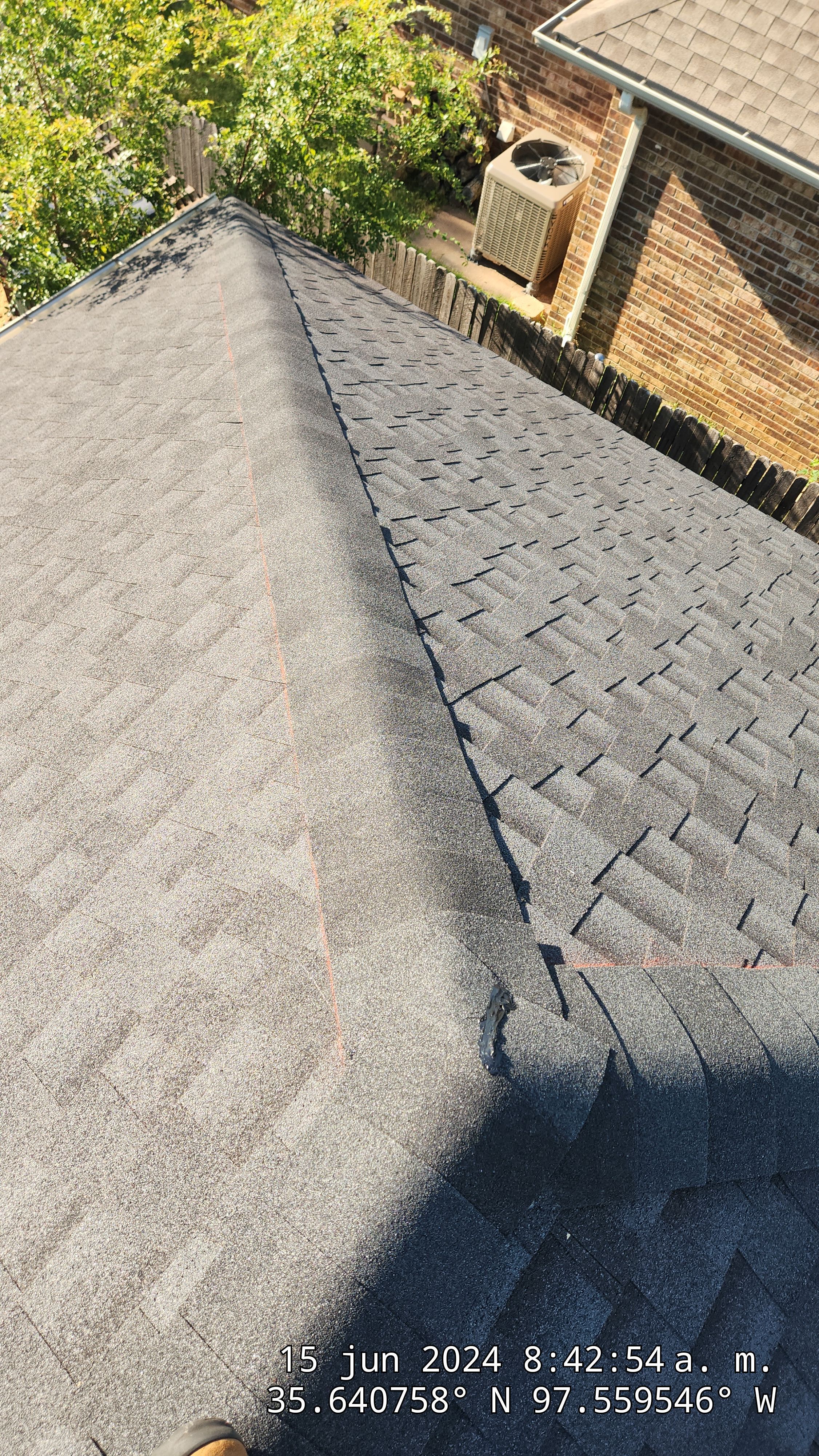 Reroof using GAF HDZ in Charcoal by Castillo Roofing