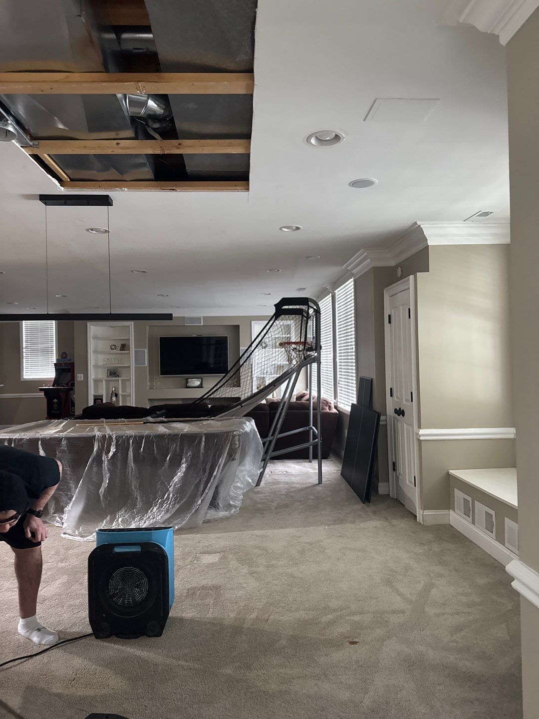 Project in Commerce Twp by EzDry Water Mitigation & Property Restoration