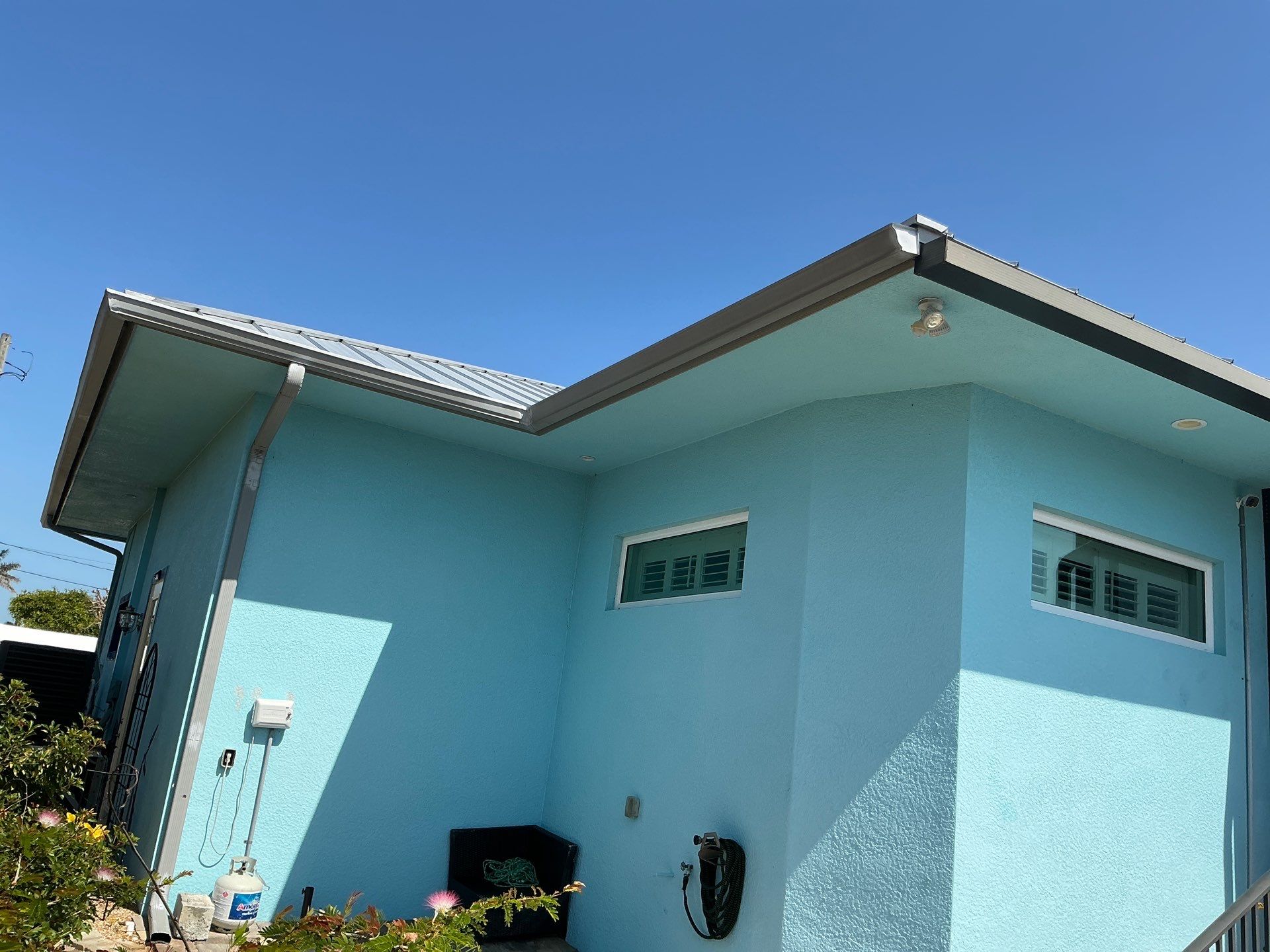 K-Style Gutters for Coastal Homes in Matlacha FL by Gutter Professors