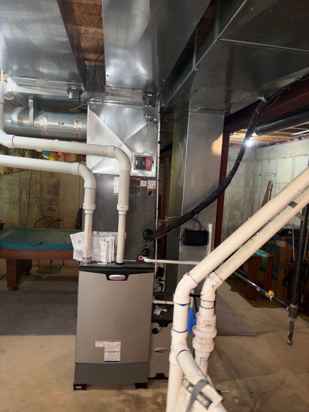 Lennox SLP99V Furnace & SL22KLV Heat Pump Installation with Aeroseal & Duct Cleaning – Woodstock, IL | GSHA Services, LTD by GSHA Services LTD
