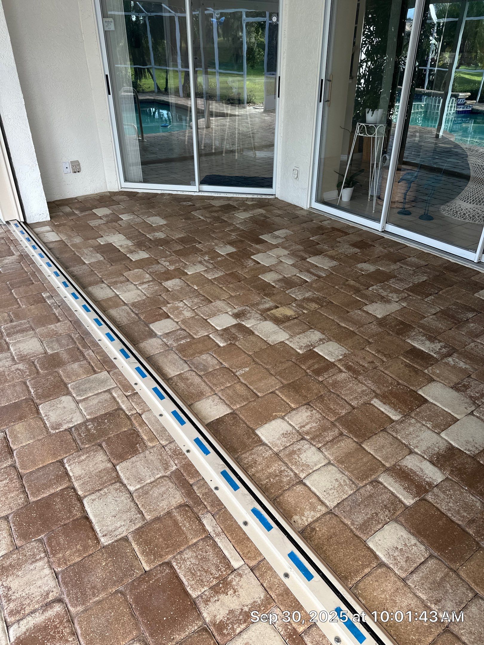 Sun City Center Paver Stripping and Sealing for Pool Deck by Supreme Paver Experts