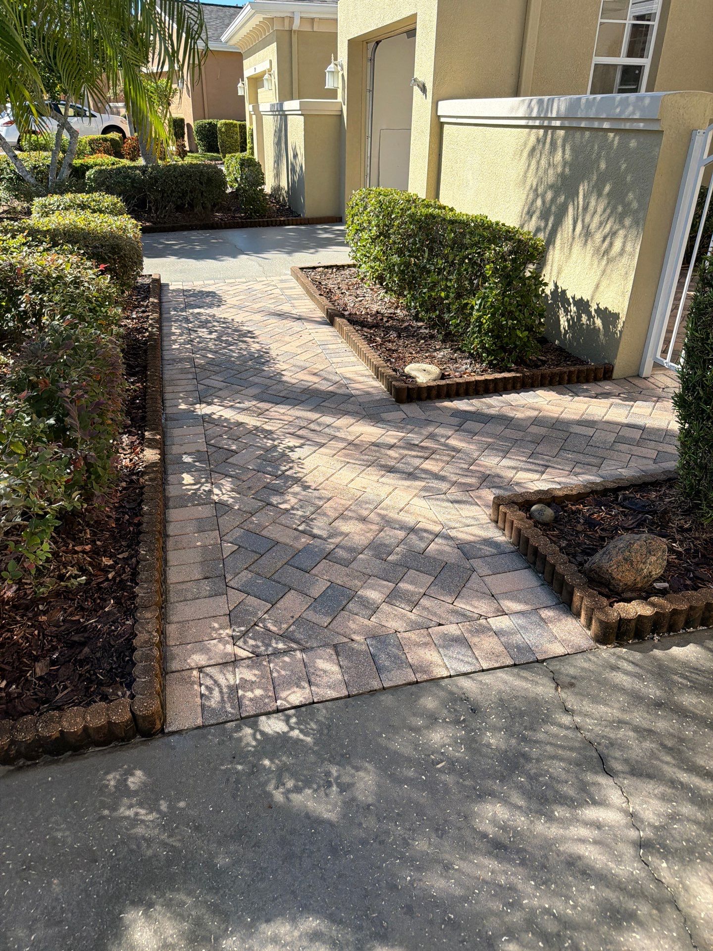 Full exterior surface restoration in Kingspoint Sun City Center by Supreme Paver Experts