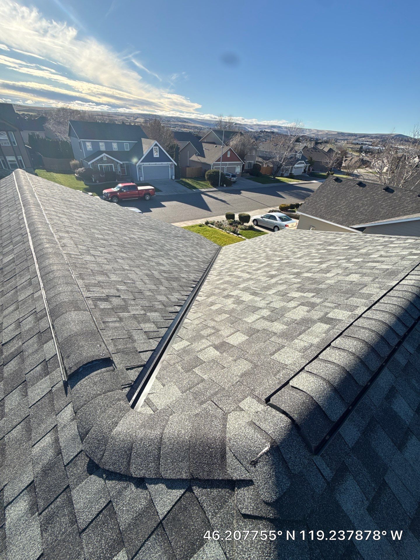 Architectural Asphalt Shingle Roof Replacement in Kennewick, Washington by Alpine Roofing