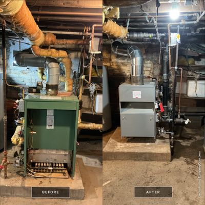 Steam Boiler Install In Strasburg