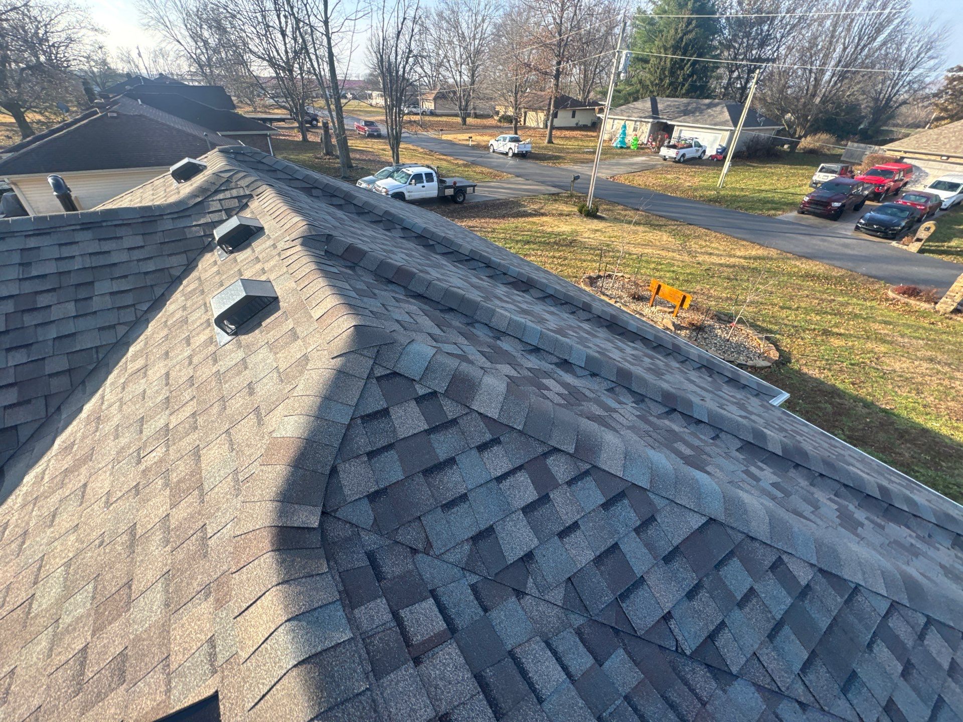 Residential Multi Structure Roof & Gutter Guards Install  by Titan Commercial & Residential Roofing 